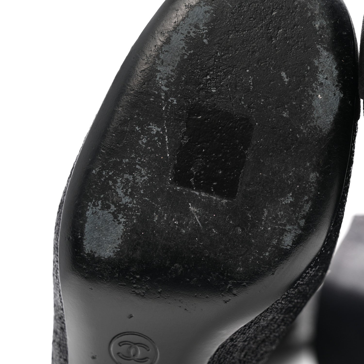 Glitter High Boots 37 Black