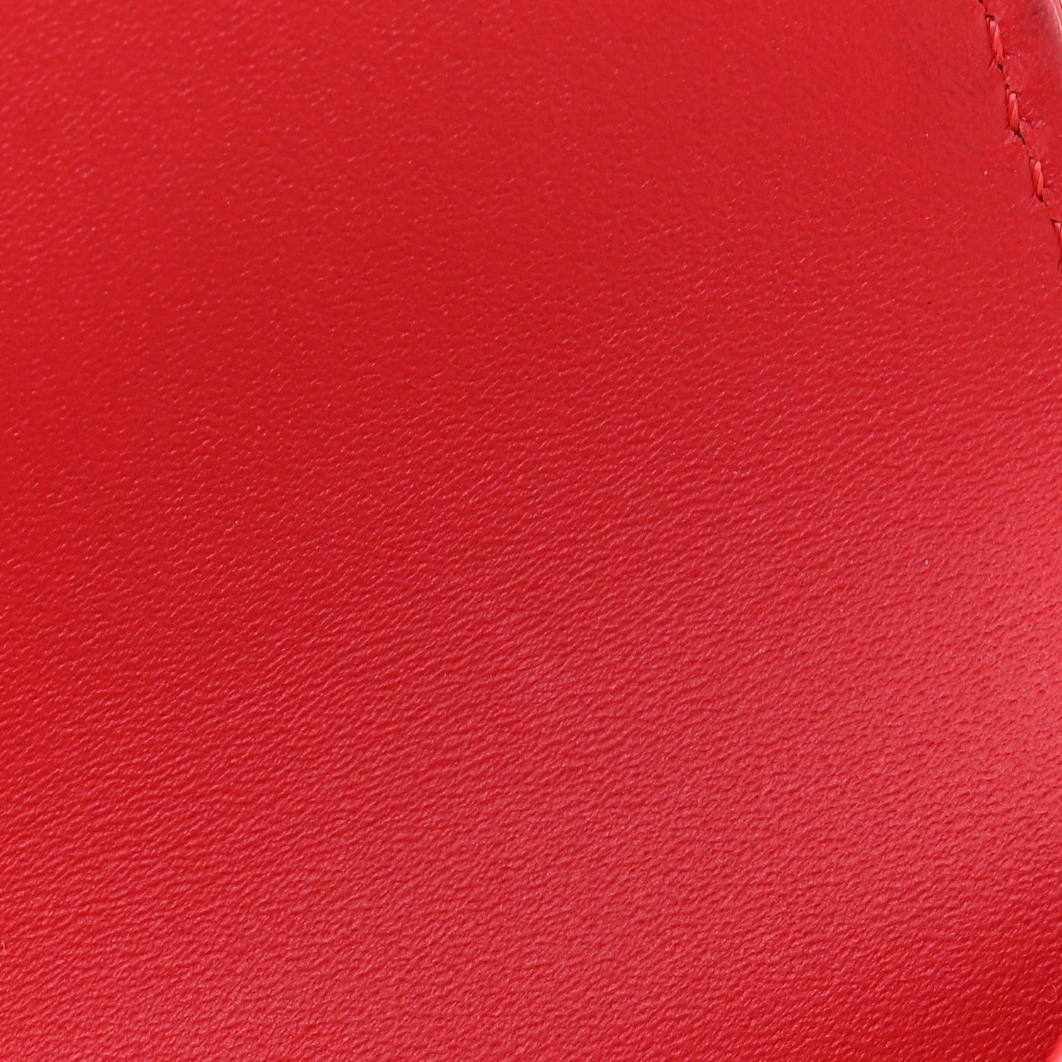 Patent Quilted Card Holder Wallet Red