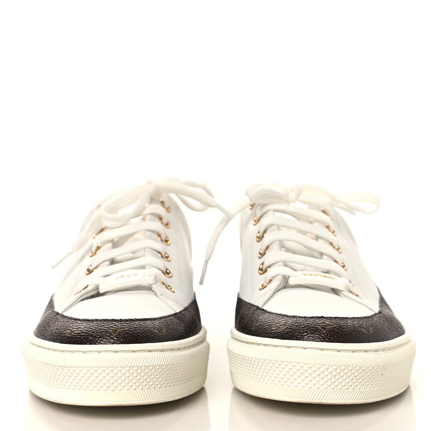 Monogram Womens Stellar Open Back Sneakers 39 White