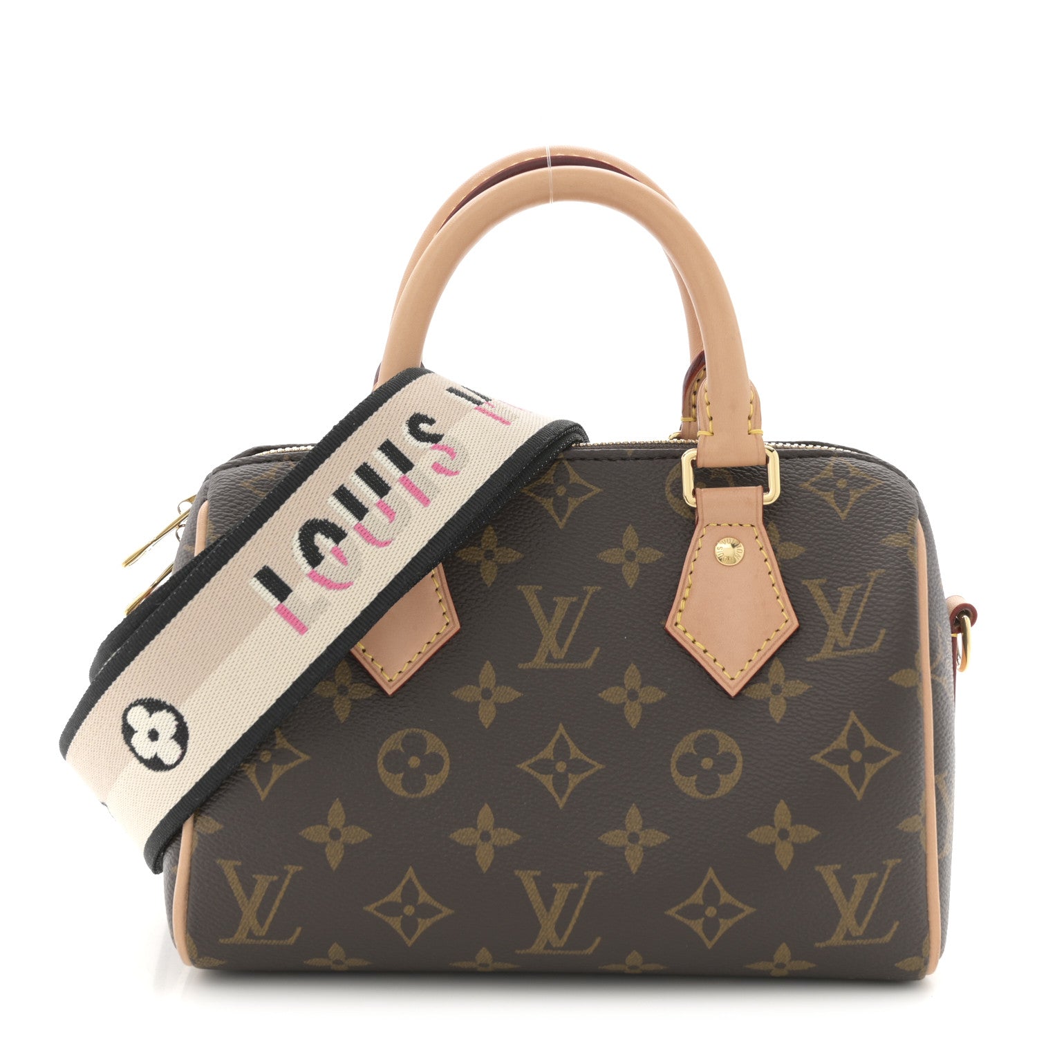 Monogram Speedy Bandouliere 20 Black