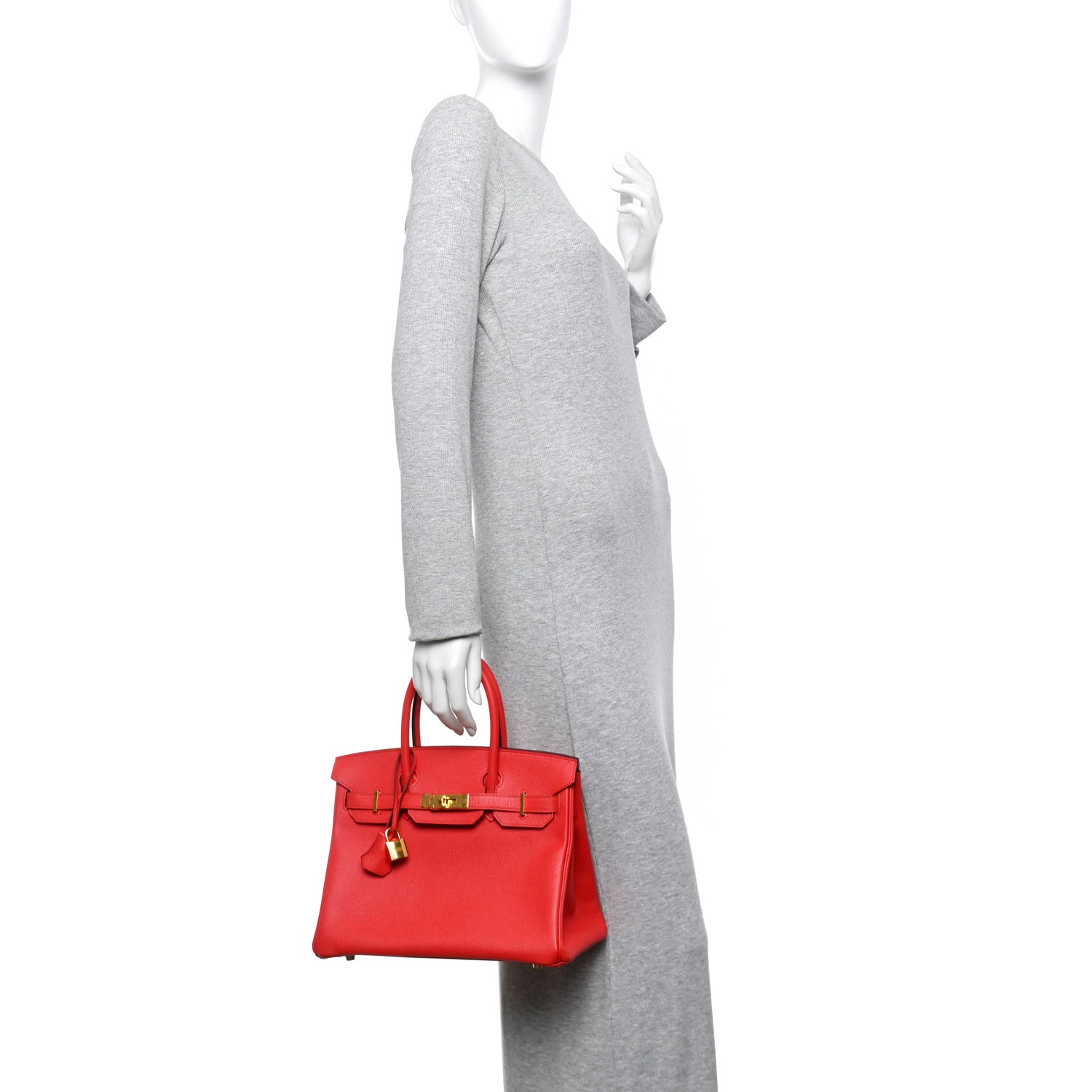 Epsom Birkin 30 Rouge Tomate