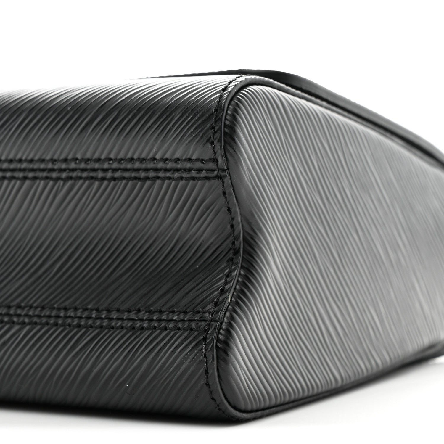 Epi Sequins Twist Shoulder Bag MM Black