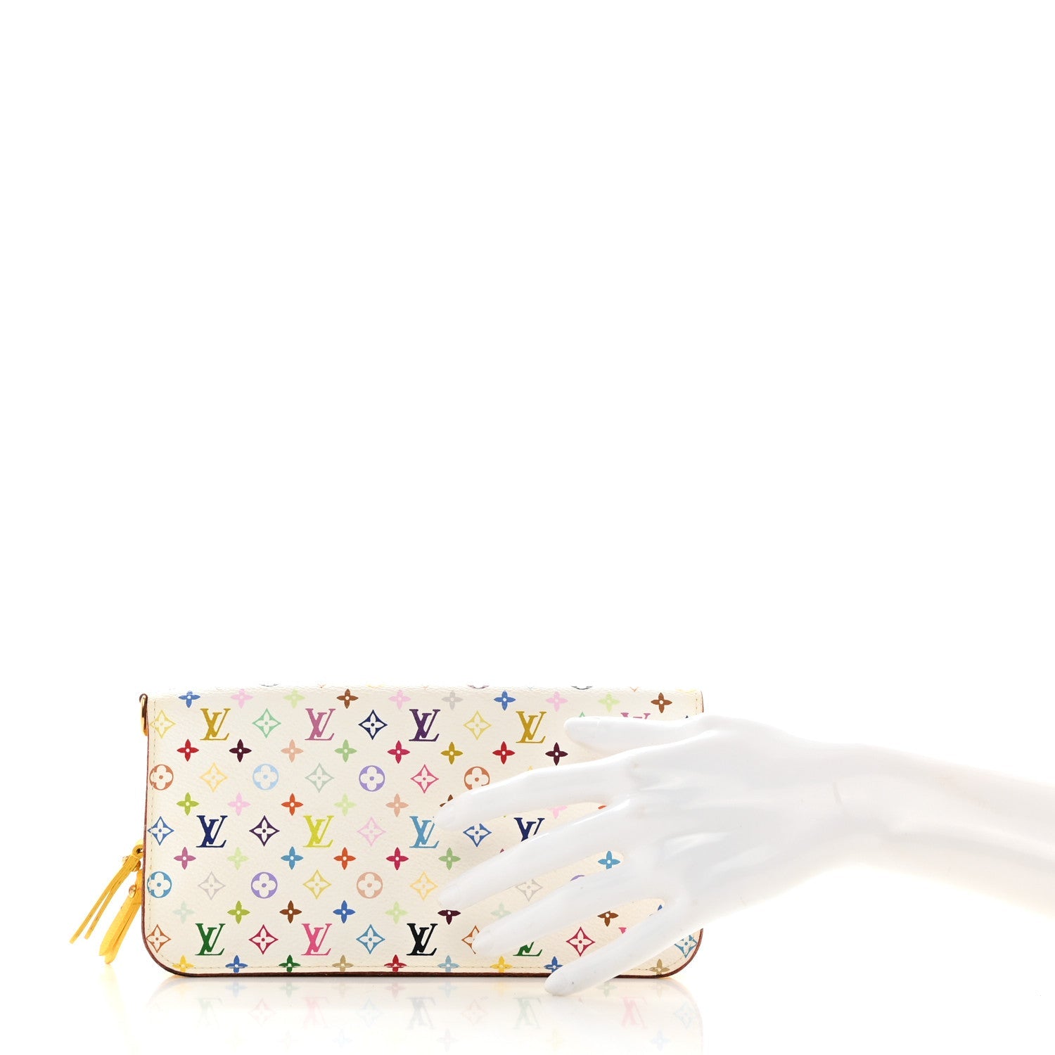 Monogram Multicolor Insolite Wallet White Citron
