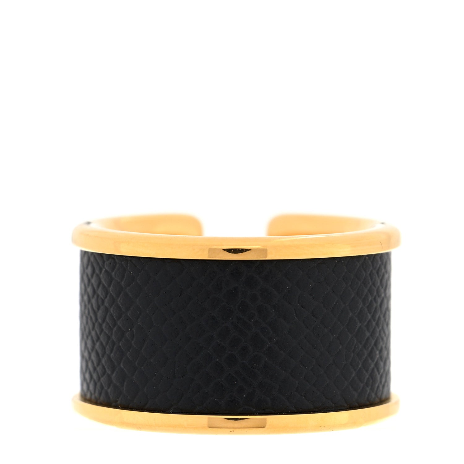 Madame Calfskin Large Olympe Ring S Black