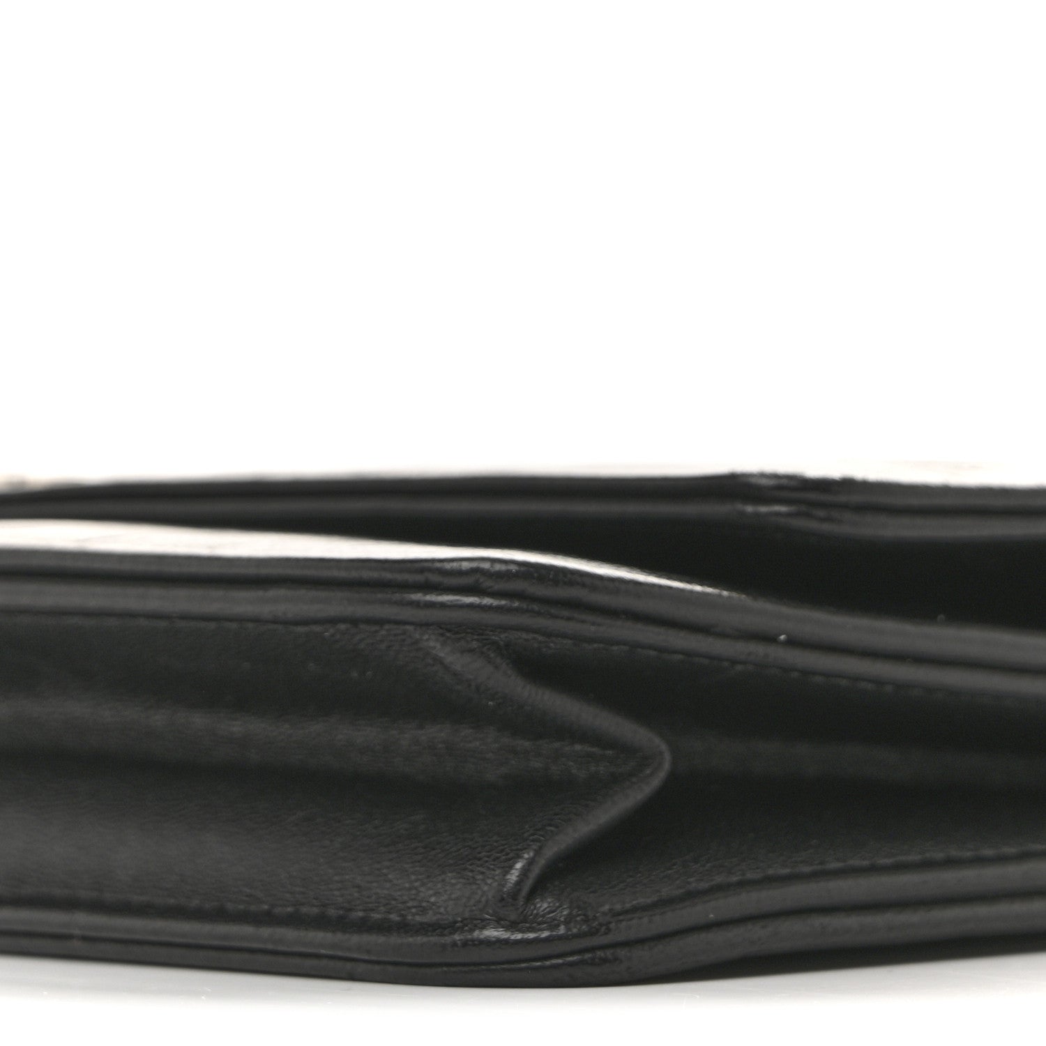 Lambskin Camellia Embossed Wallet on Chain WOC