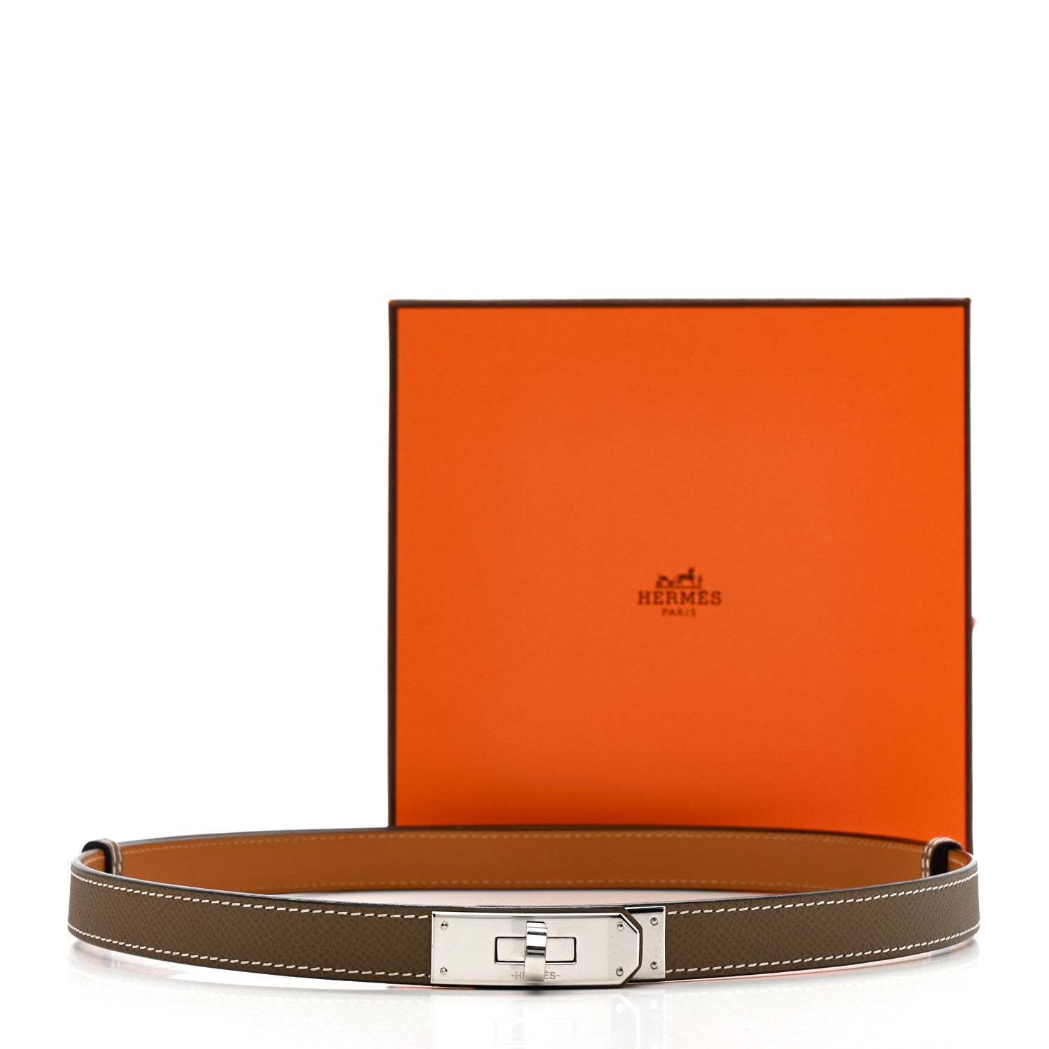 Epsom Kelly Belt Etoupe