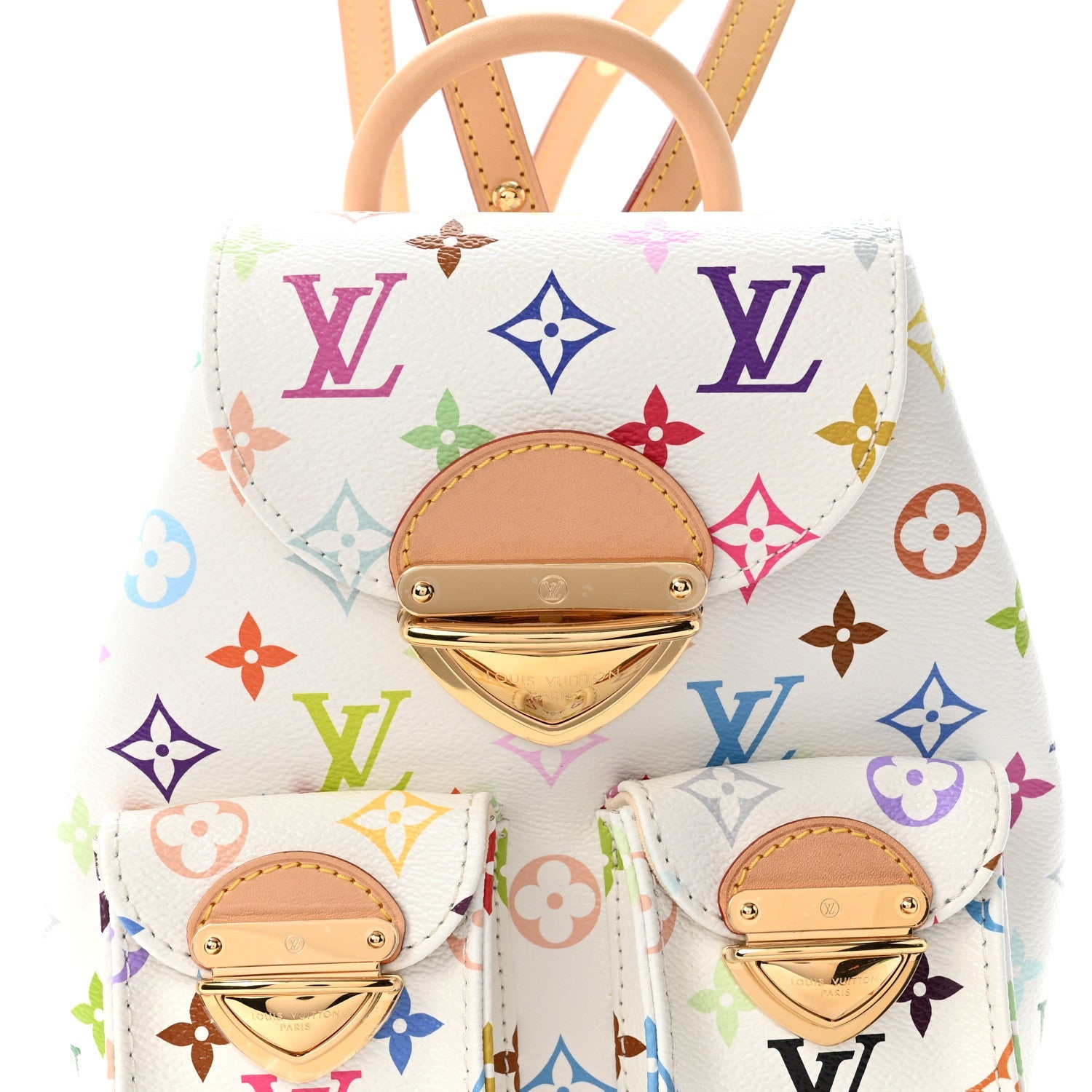 LV X TM Monogram Multicolor Venice Backpack White