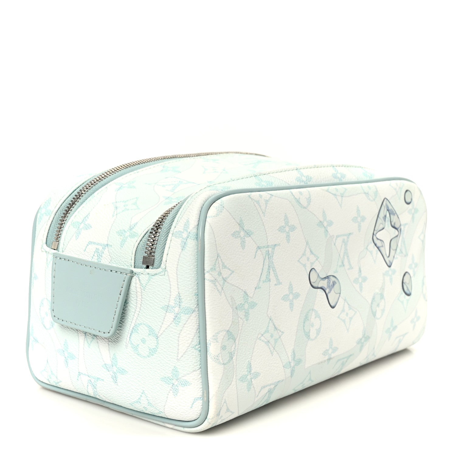 Monogram Aquagarden Dopp Kit Toilet Pouch Crystal Blue