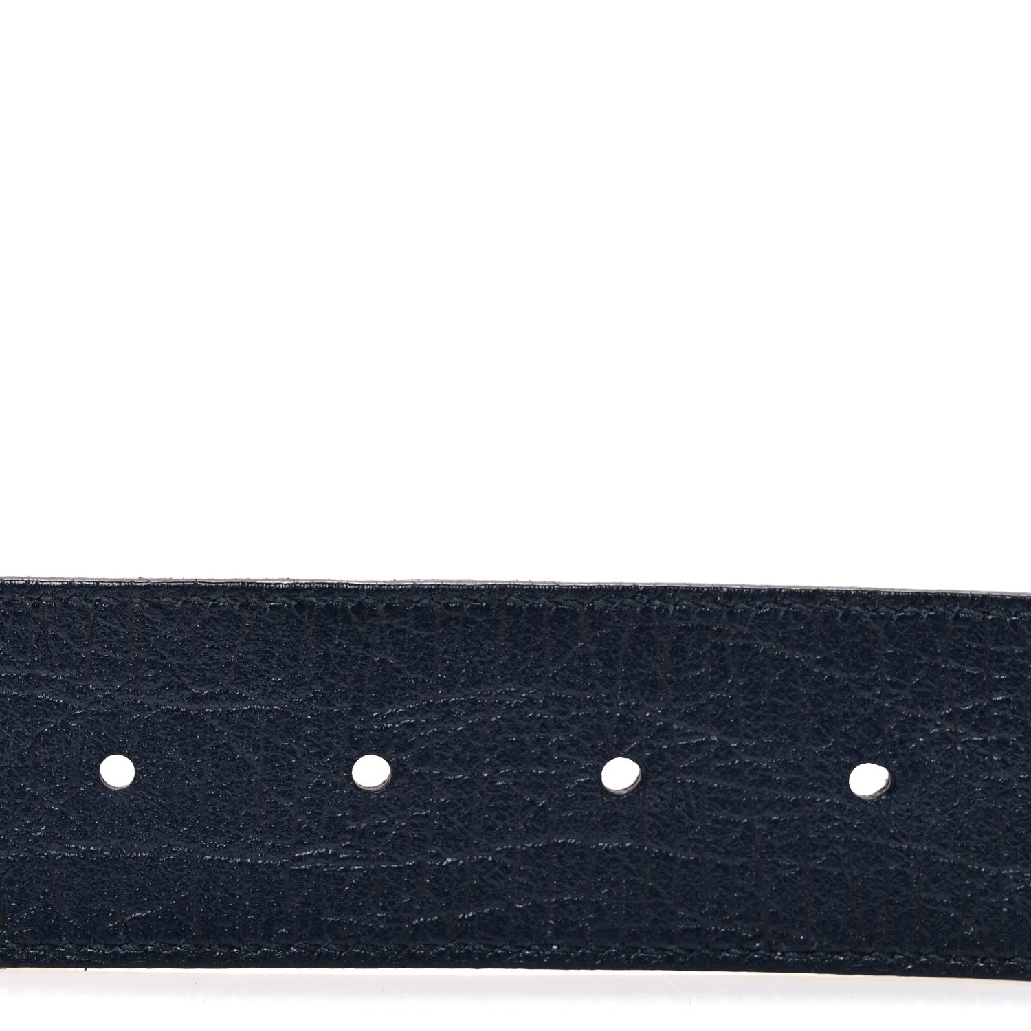 GG Supreme Monogram Selleria Calfskin Interlocking G 40mm Belt 85 34 Navy