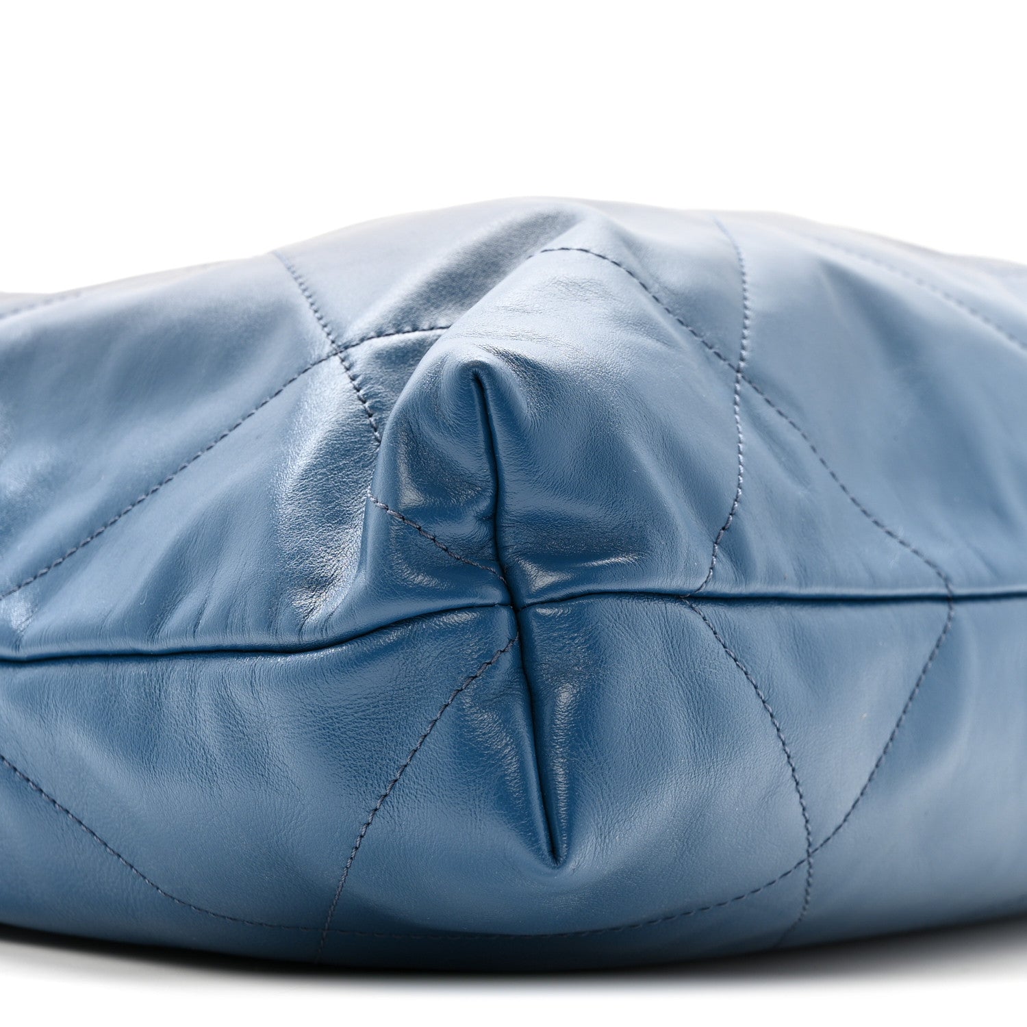 Shaded Calfskin Quilted Small Chanel 22 Blue Dark Blue
