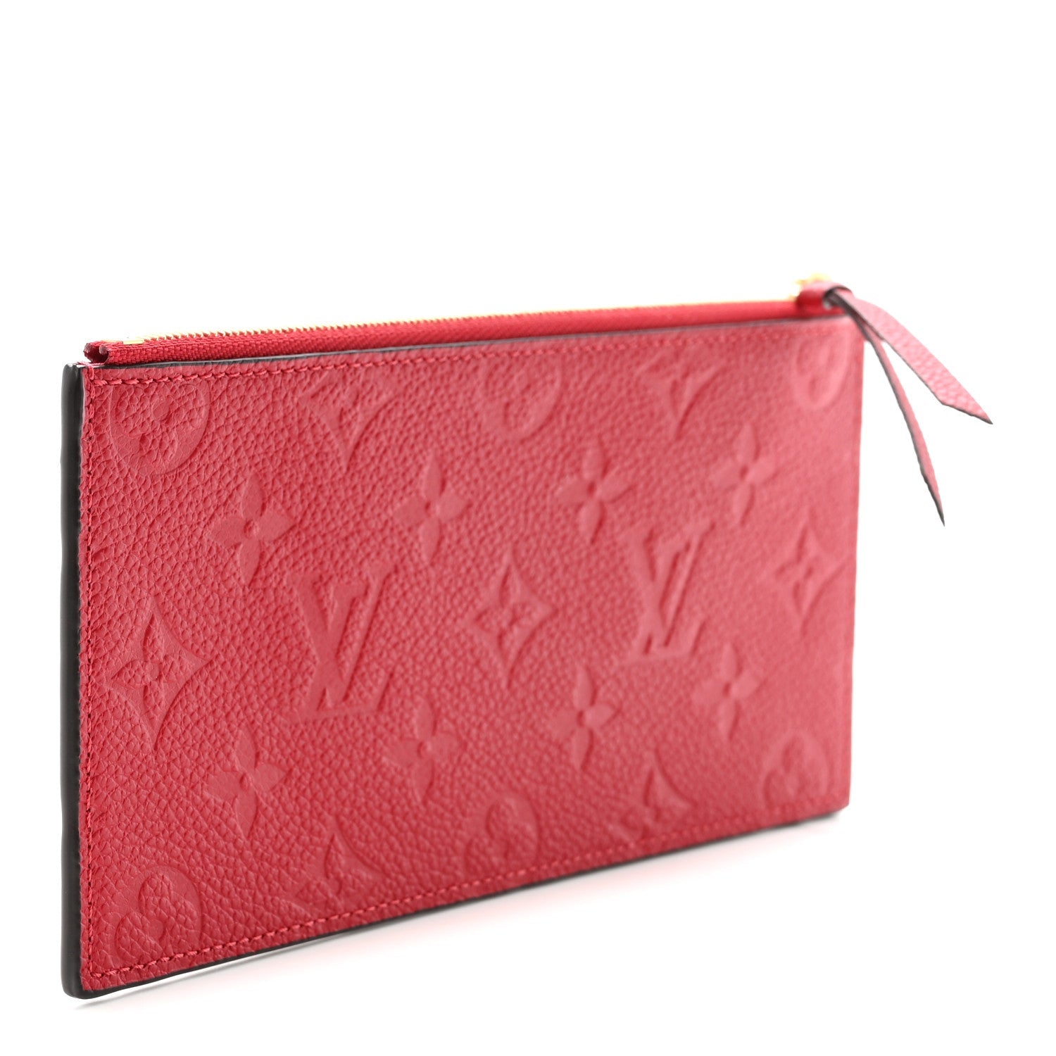 Empreinte Felicie Chain Wallet Zippered Insert Cherry