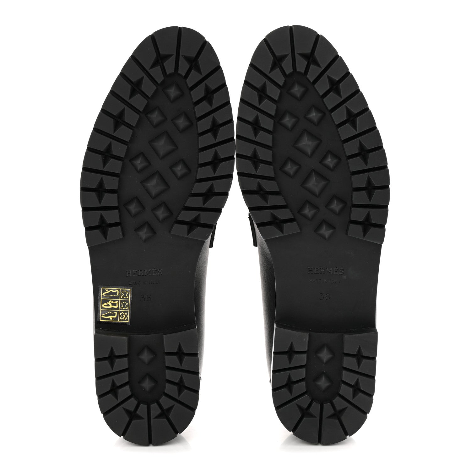 Calfskin Womens Faubourg Loafers 36 Black