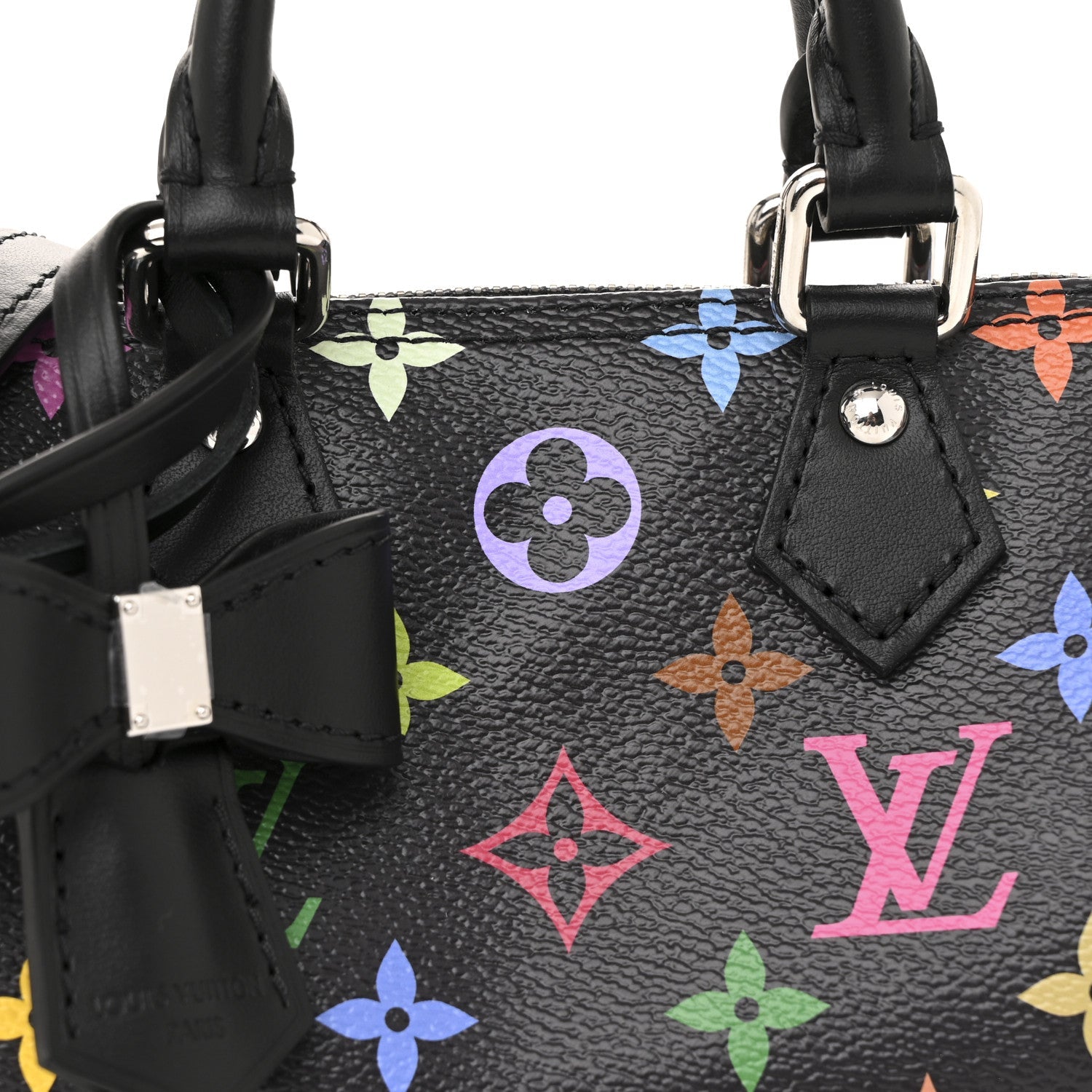LV X TM Monogram Multicolor Nano Speedy Black