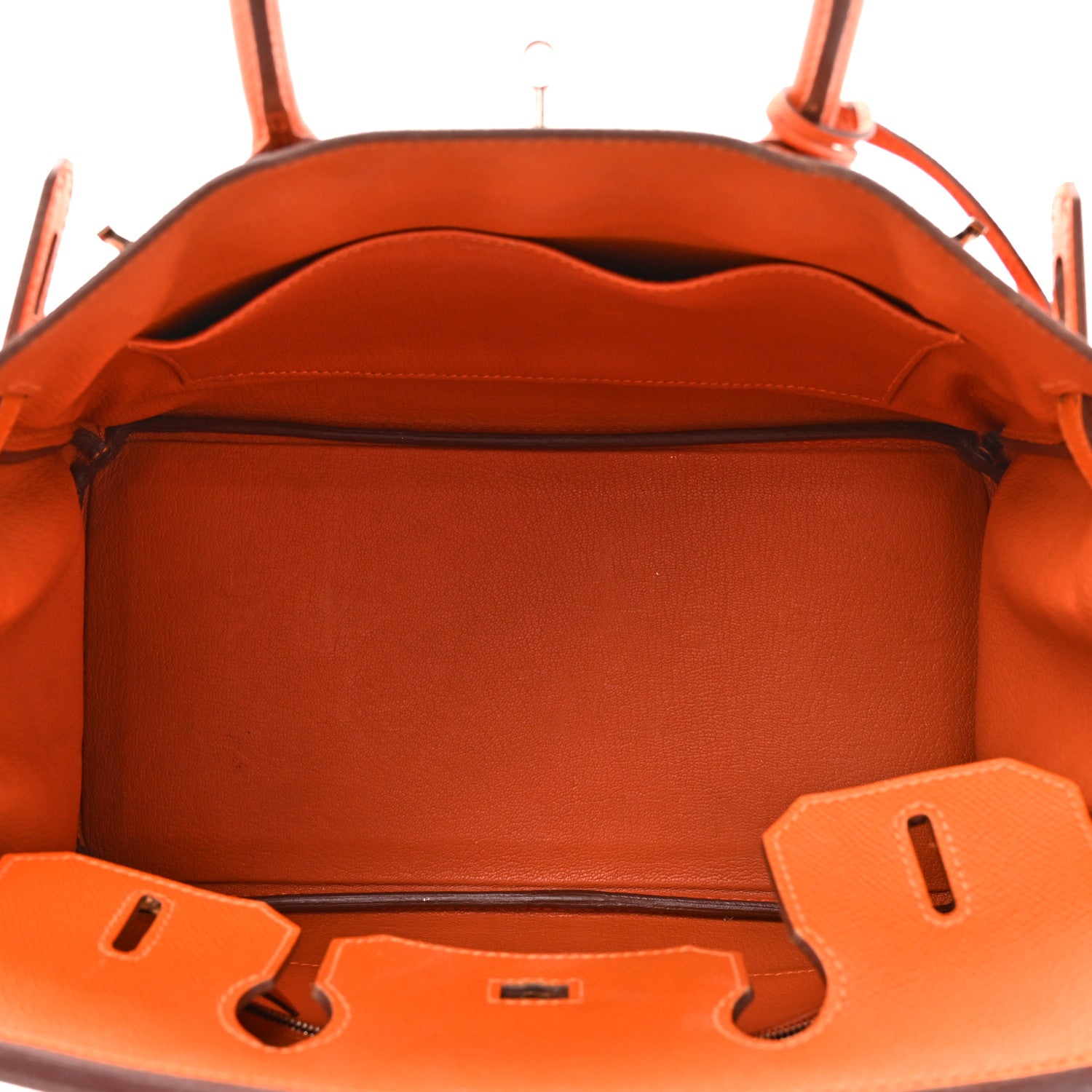 Epsom Birkin 30 Orange