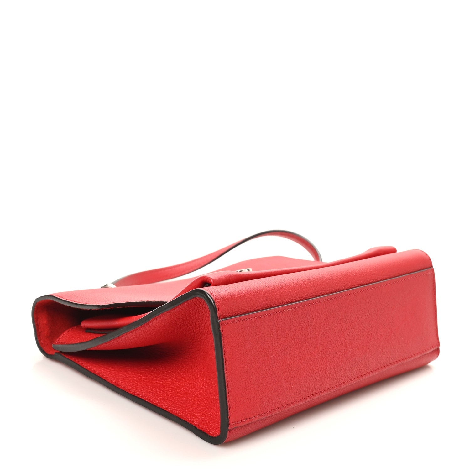 Soft Calfskin Mylockme Chain Bag BB Rubis