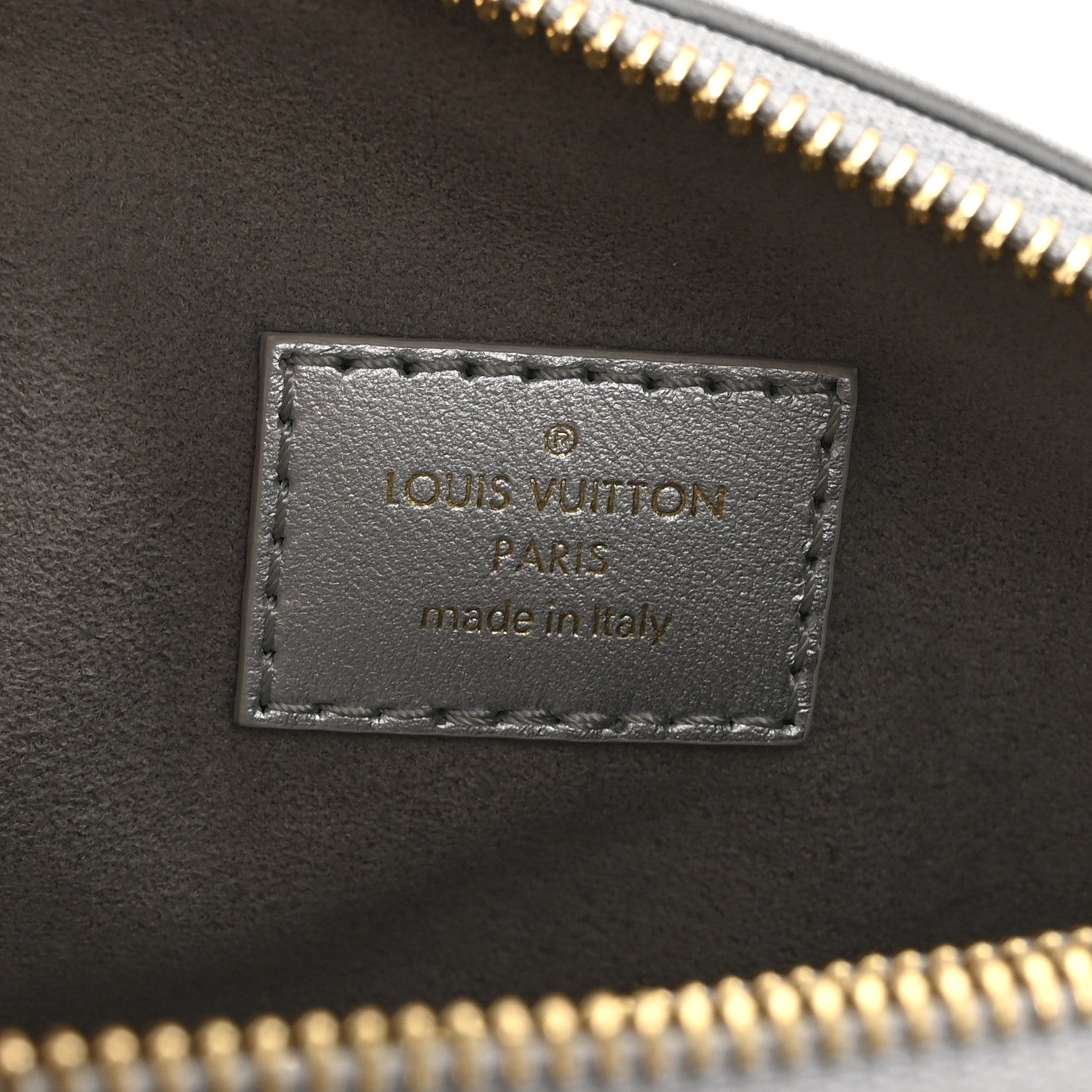 Lambskin Embossed Monogram Coussin BB Silver