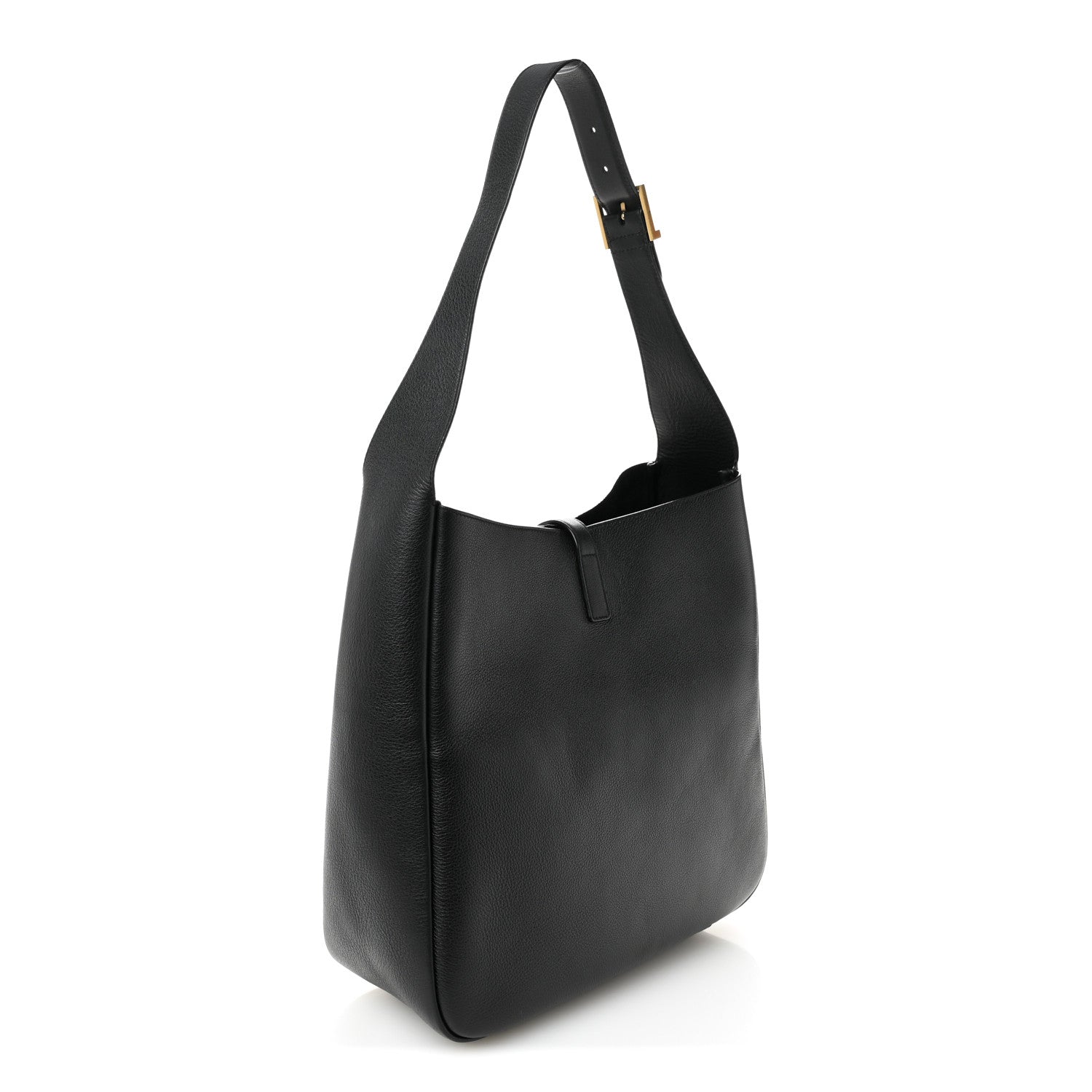 Supple Calfskin Large Le 5 A 7 Soft Hobo Black