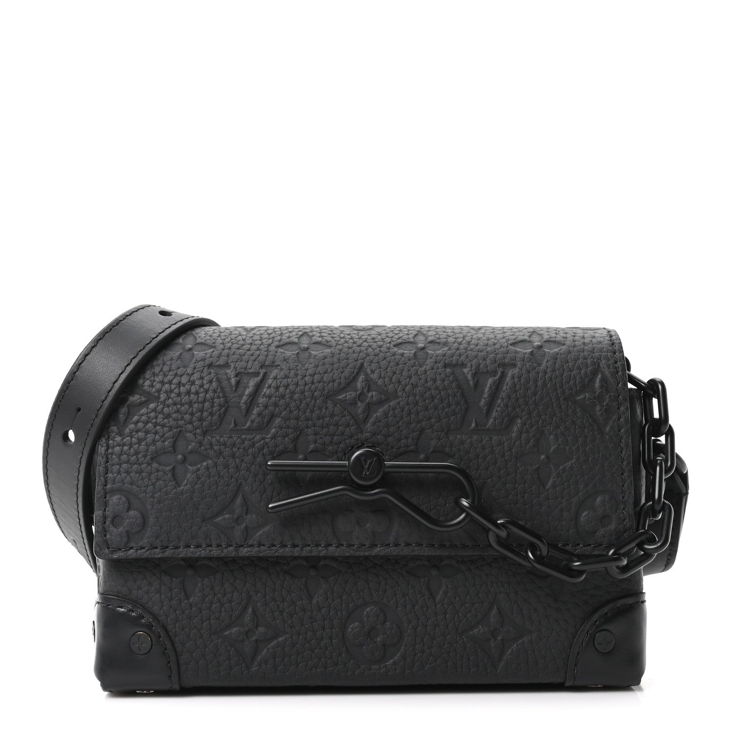 Taurillon Monogram Steamer Wearable Wallet Black