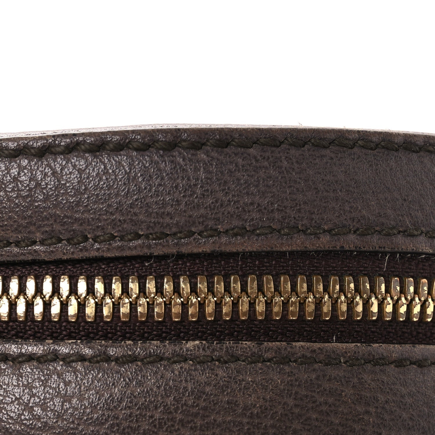 GG Supreme Monogram Web Mini Ophidia Round Shoulder Bag Brown