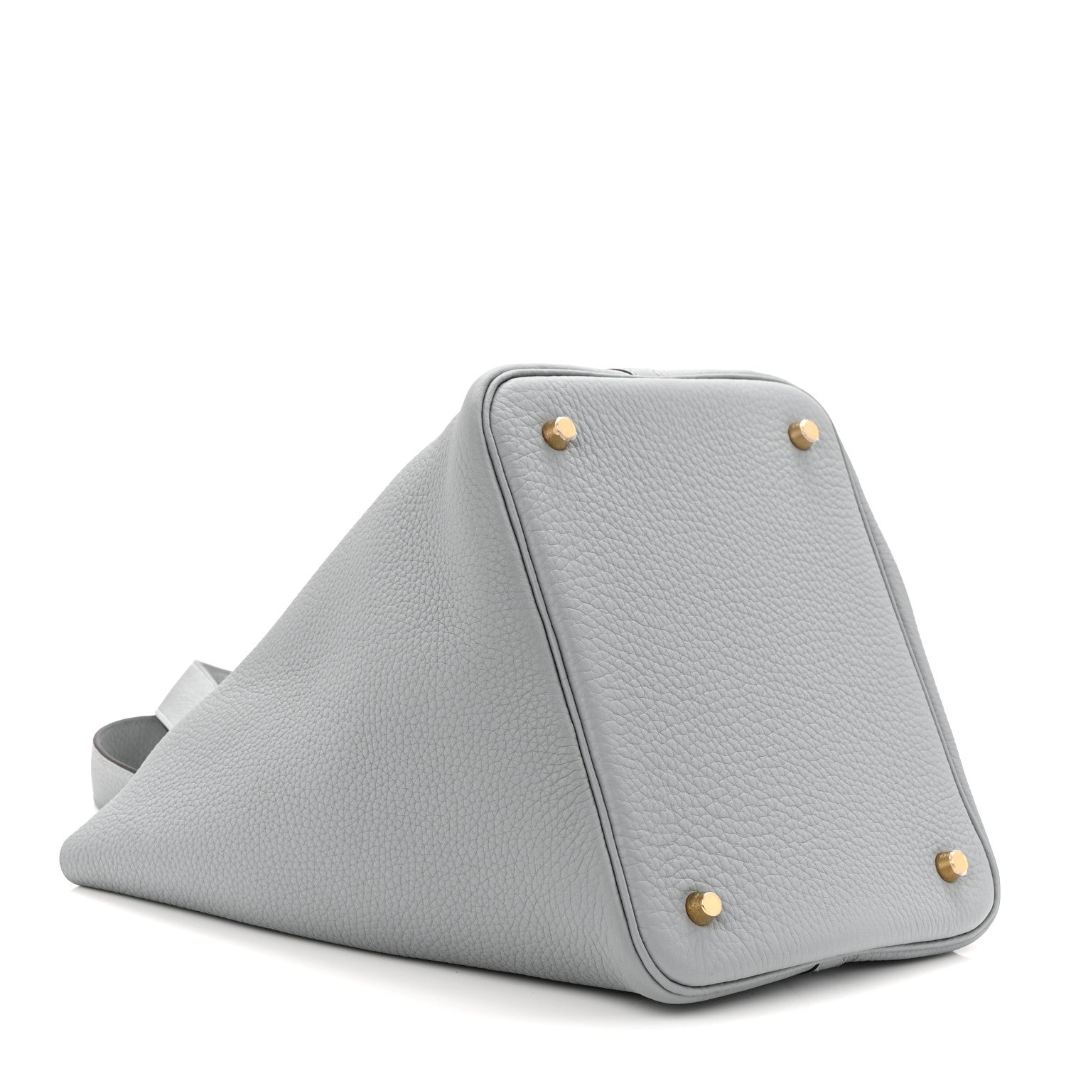 Taurillon Clemence Picotin Lock 22 MM Gris Pantin