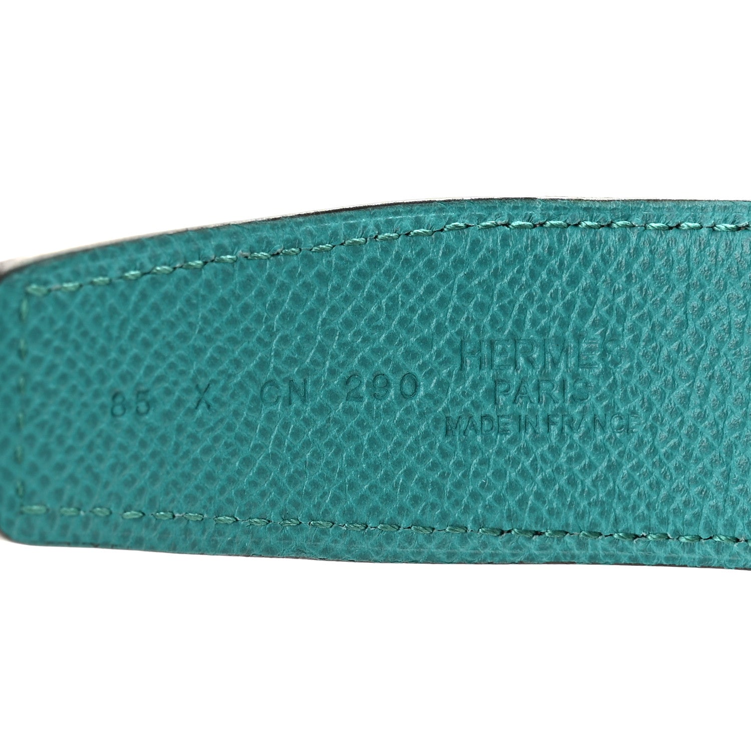 Swift Epsom 32mm H Belt 85 34 Gold Bleu Paon
