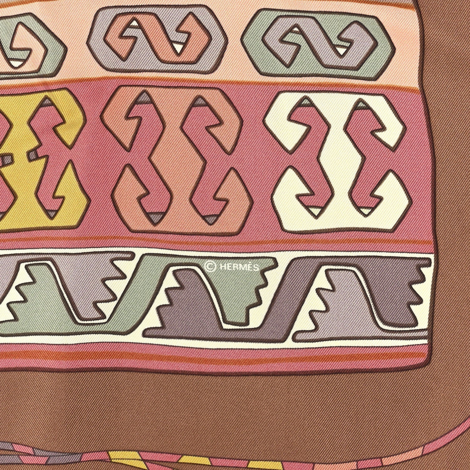 Silk Kilim Scarf 90