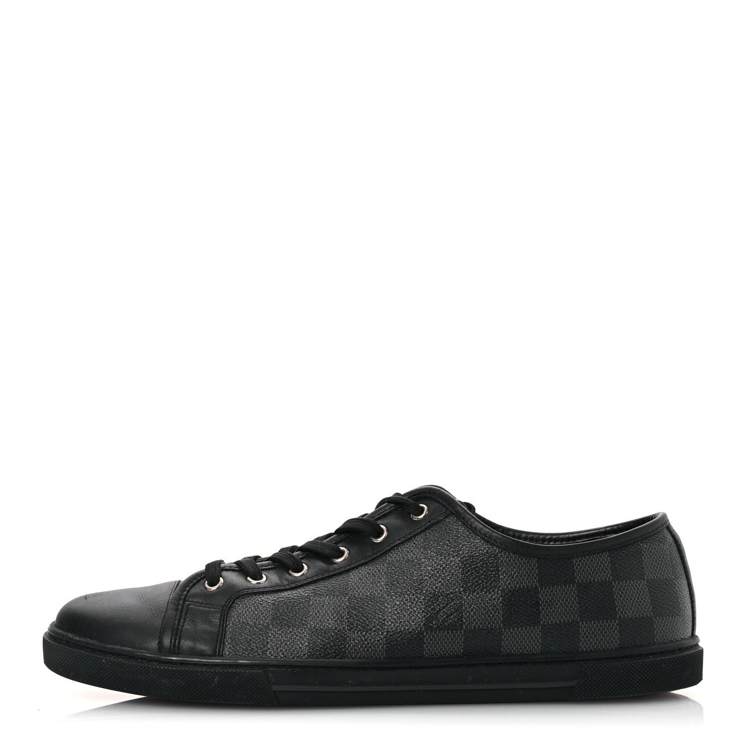 Calfskin Damier Graphite Sneakers 7.5