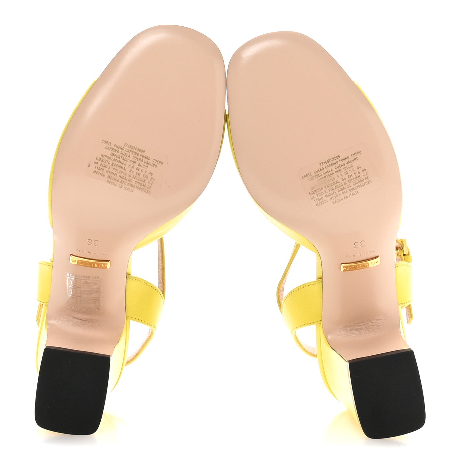 Malaga Kid Horsebit Lady 75mm Sandals 36.5 Acid Lime