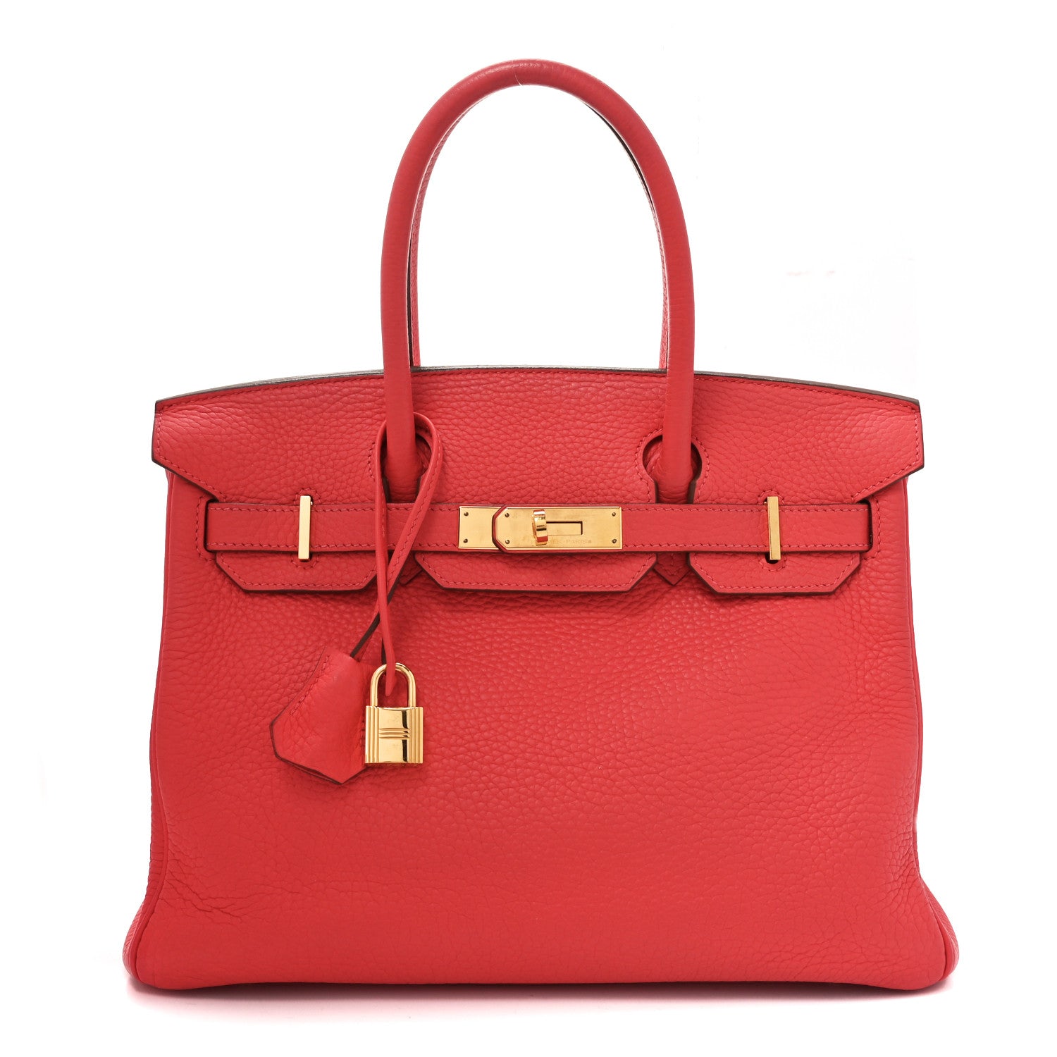 Togo Birkin 30 Rouge Pivoine
