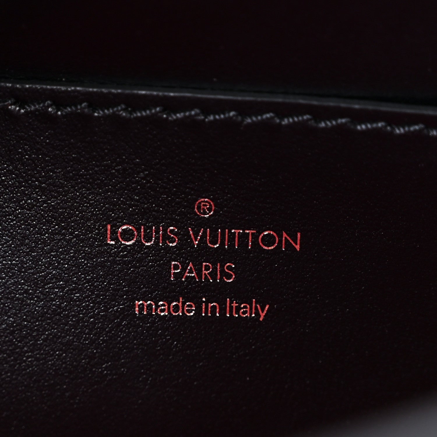 Smooth Calfskin LV Pont 9 Black
