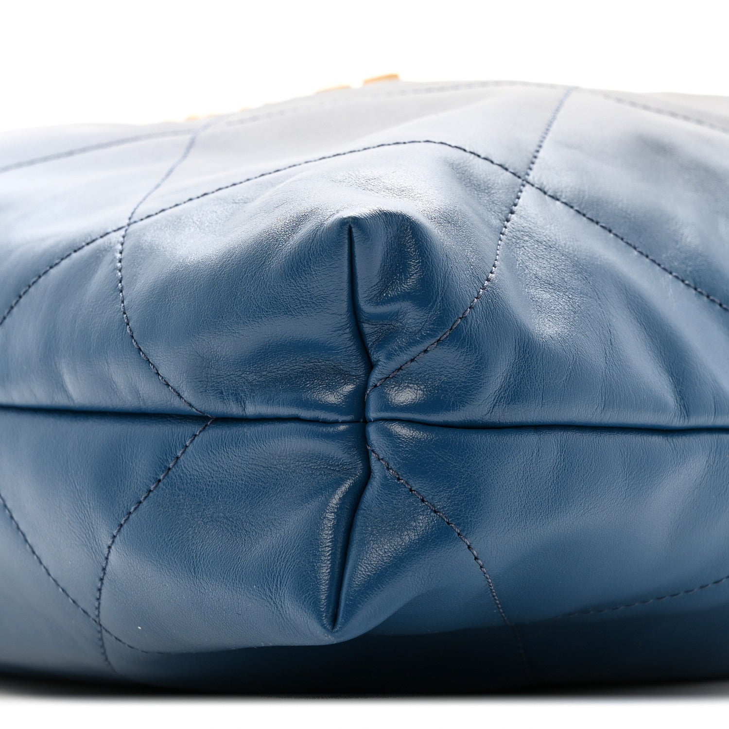 Shaded Calfskin Quilted Small Chanel 22 Blue Dark Blue