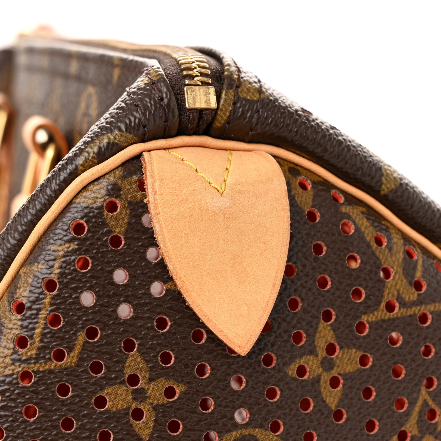 Monogram Perforated Speedy 30 Orange