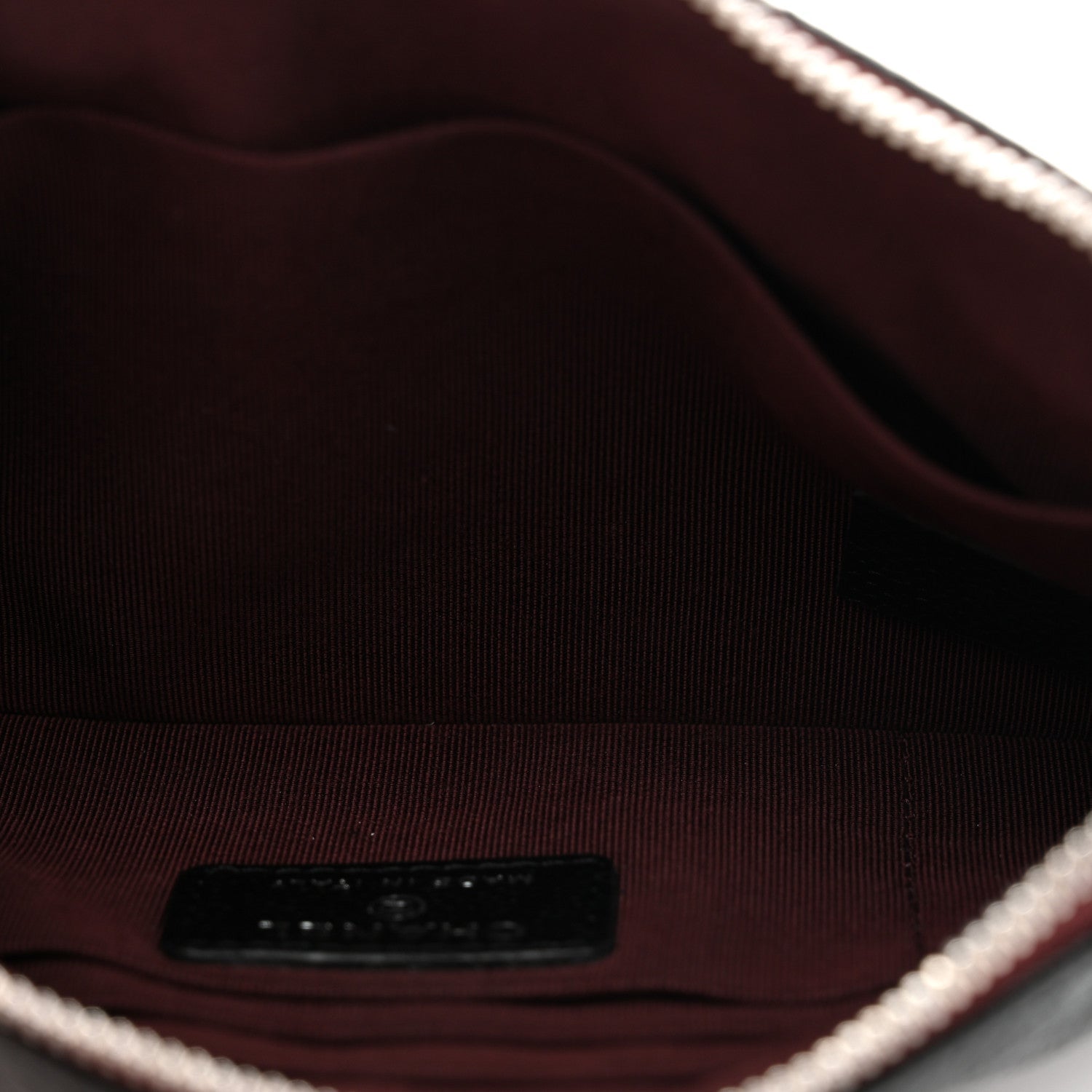 Caviar Quilted Cosmetic Case Black
