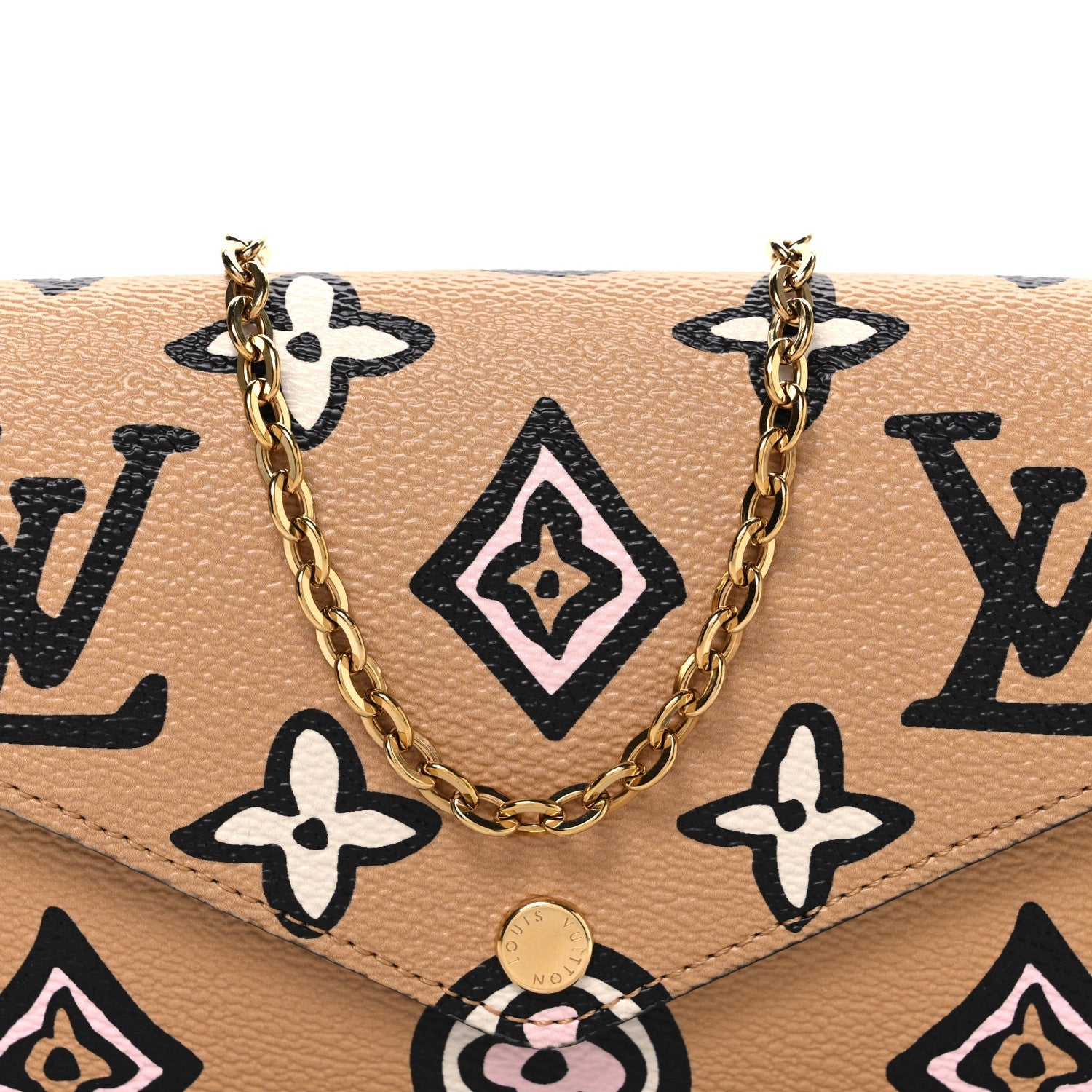 Monogram Wild At Heart Felicie Pochette Arizona Creme