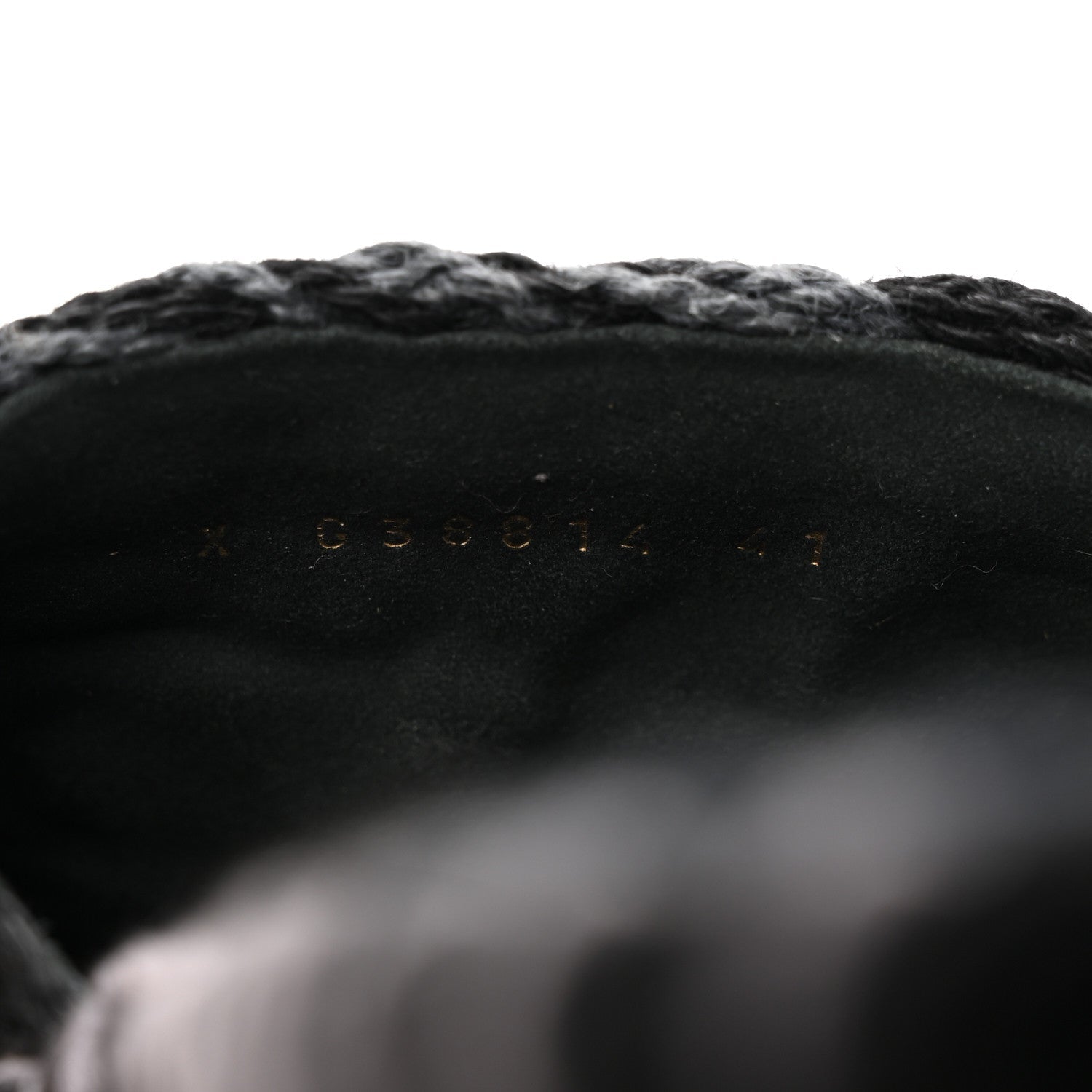 Cord Braided CC Mules 41 Black