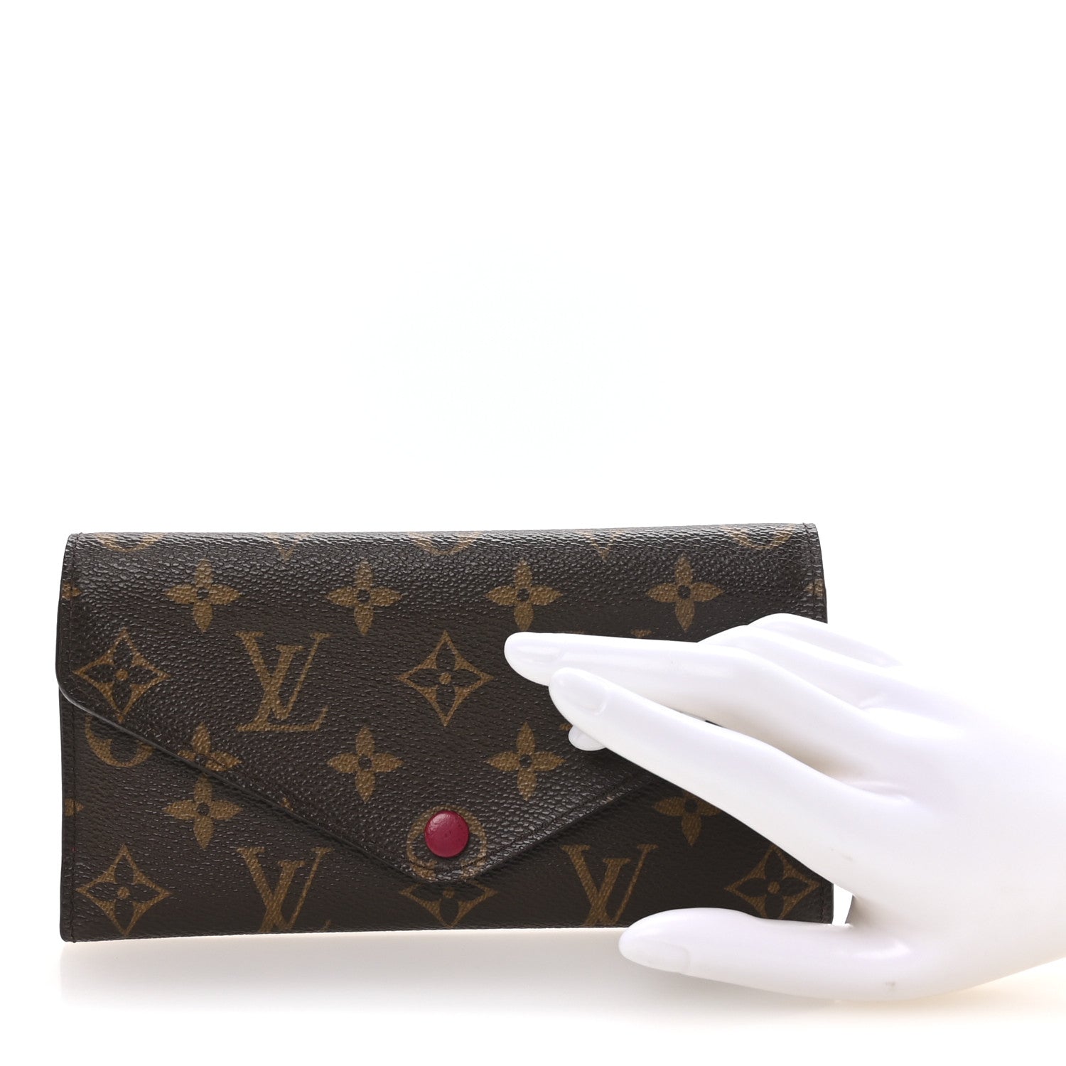 Monogram Josephine Wallet Fuchsia