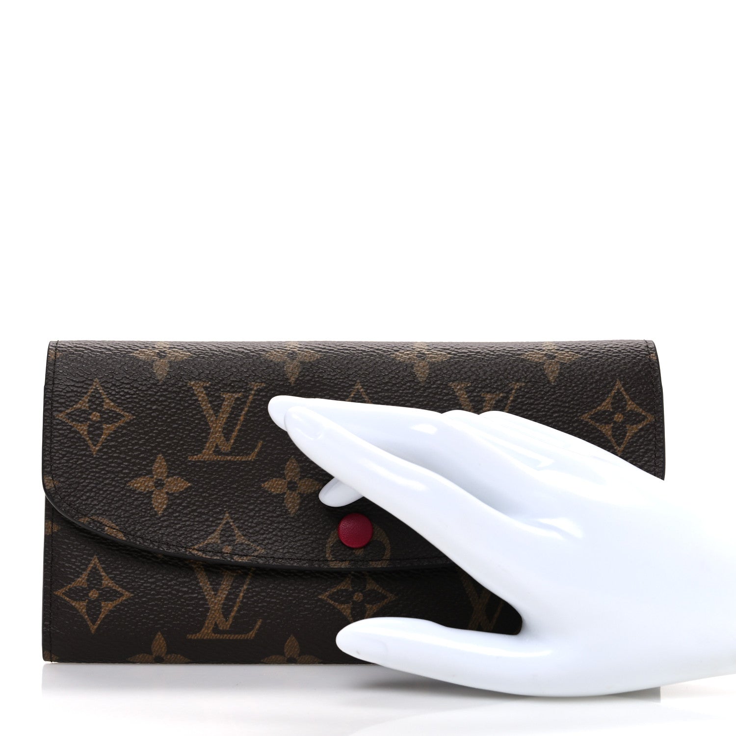 Monogram Emilie Wallet Fuchsia