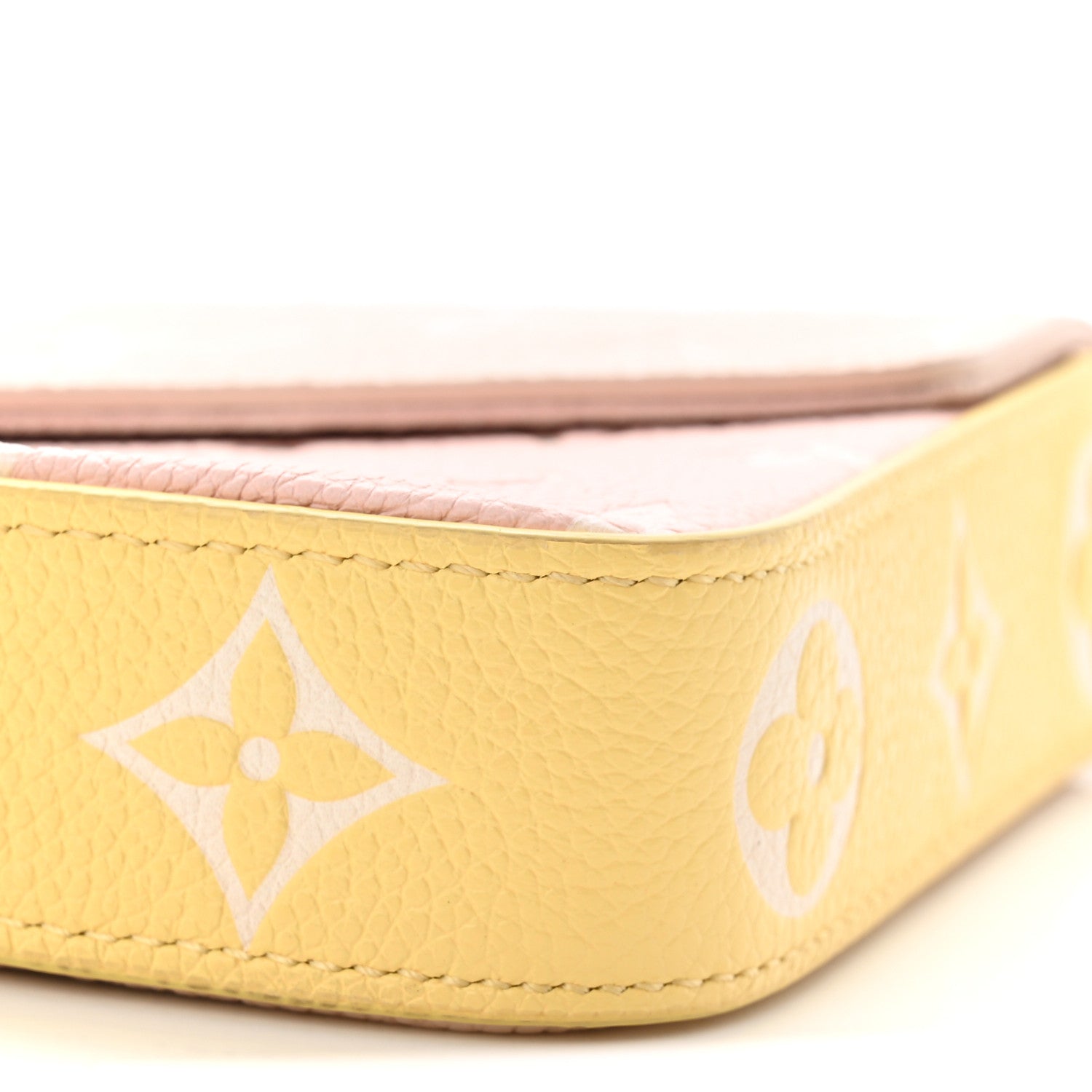 Empreinte Spring in the City Felicie Pochette Chain Wallet Pink Beige Yellow