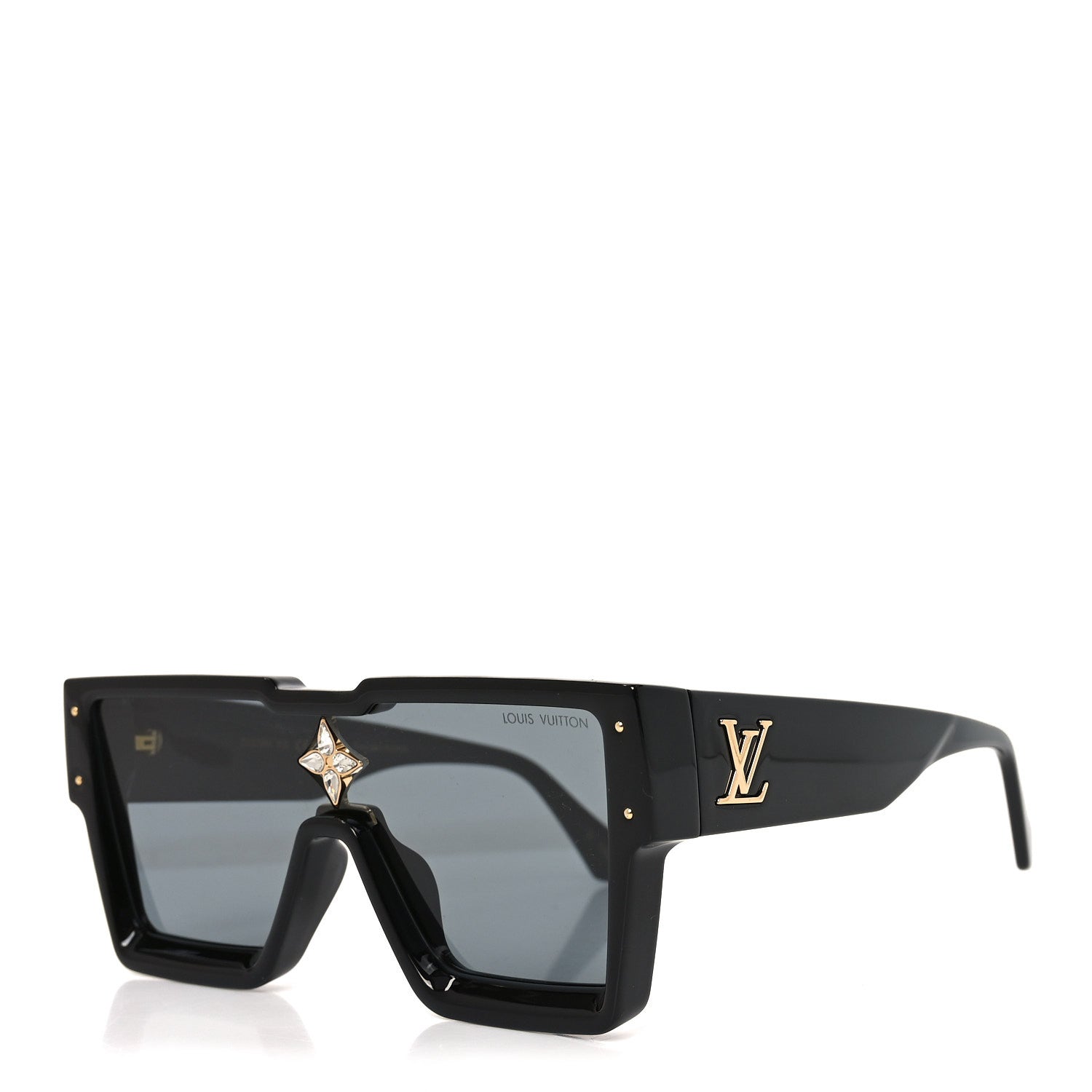 Acetate Swarovski Crystal Cyclone Sunglasses Z1578W Black