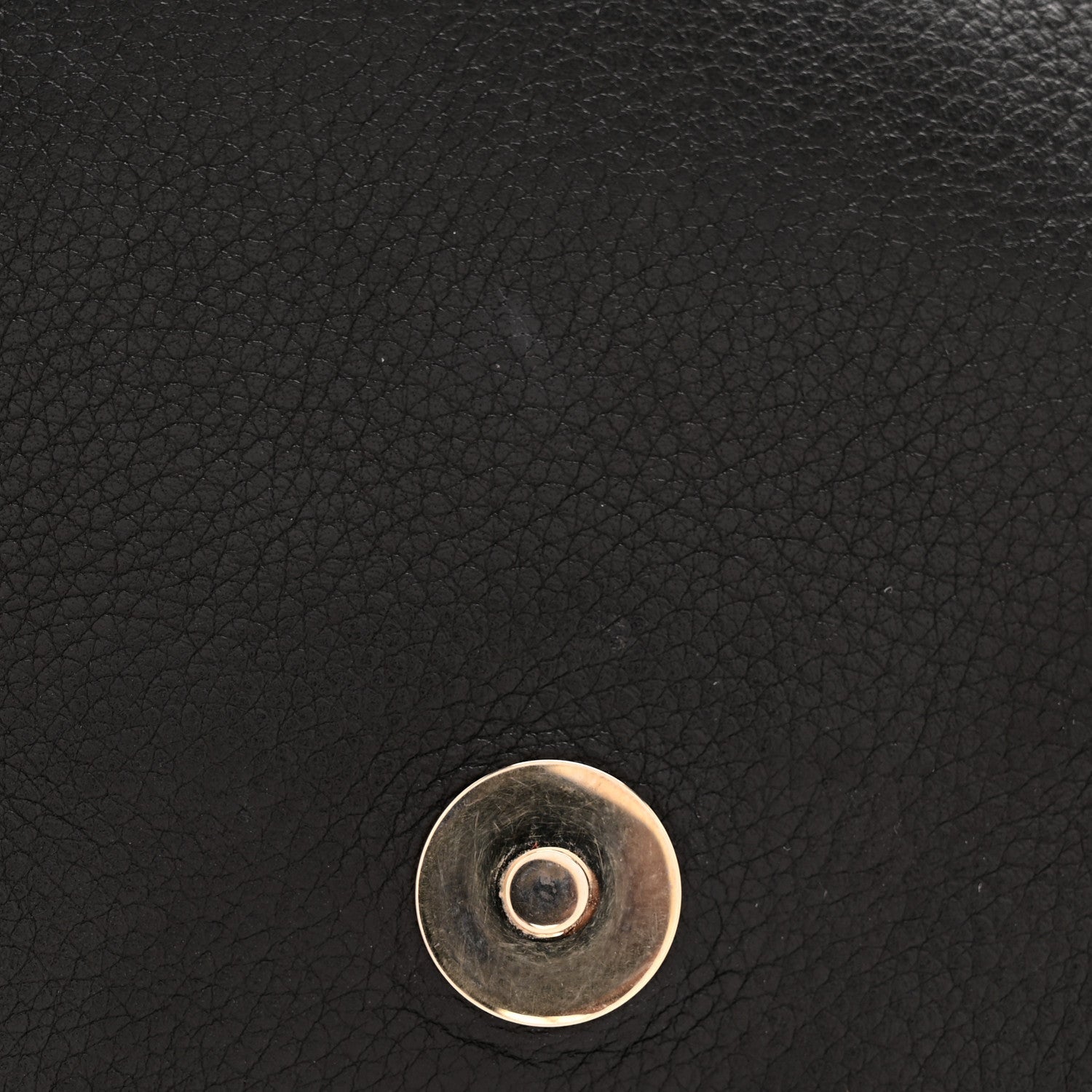 Pebbled Calfskin Small Soho Flap Crossbody Black