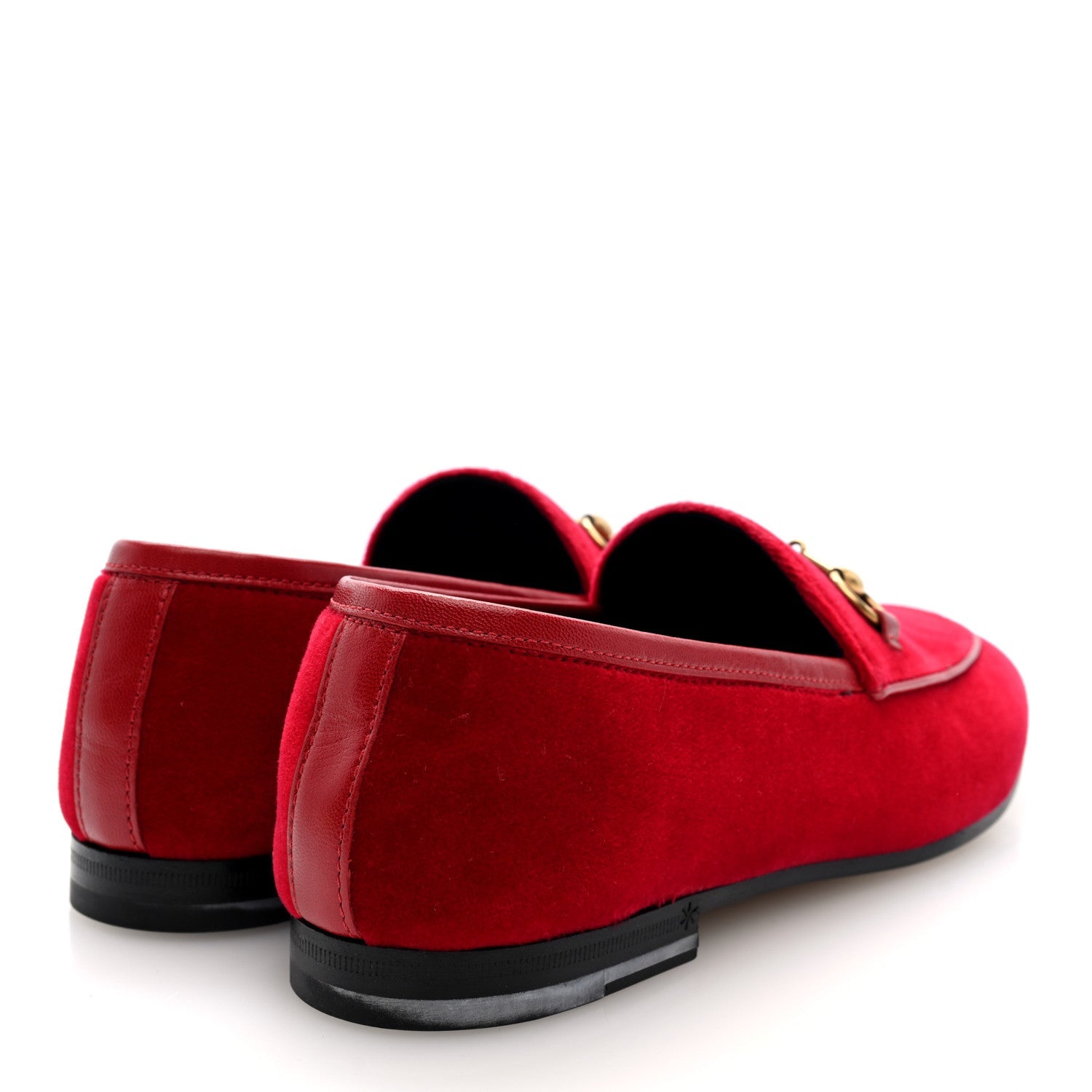 Velvet Horsebit Womens Jordaan Loafers 37 Hibiscus Red