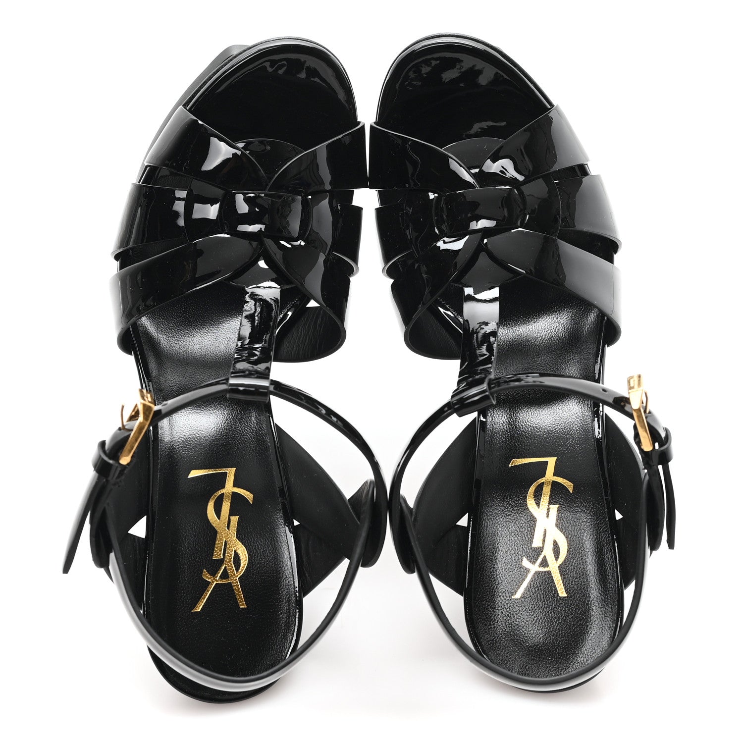 Patent Tribute 105 Platform Sandals 36 Black