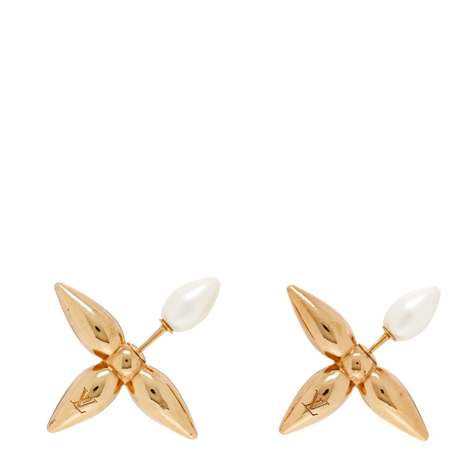 Pearl Louisette By Night Earrings Gold