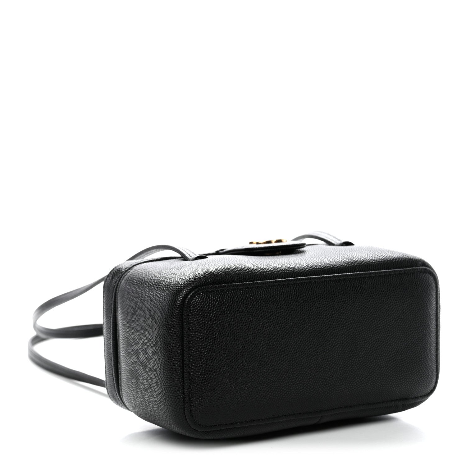 Shiny Caviar Preppy Coco Vanity Black