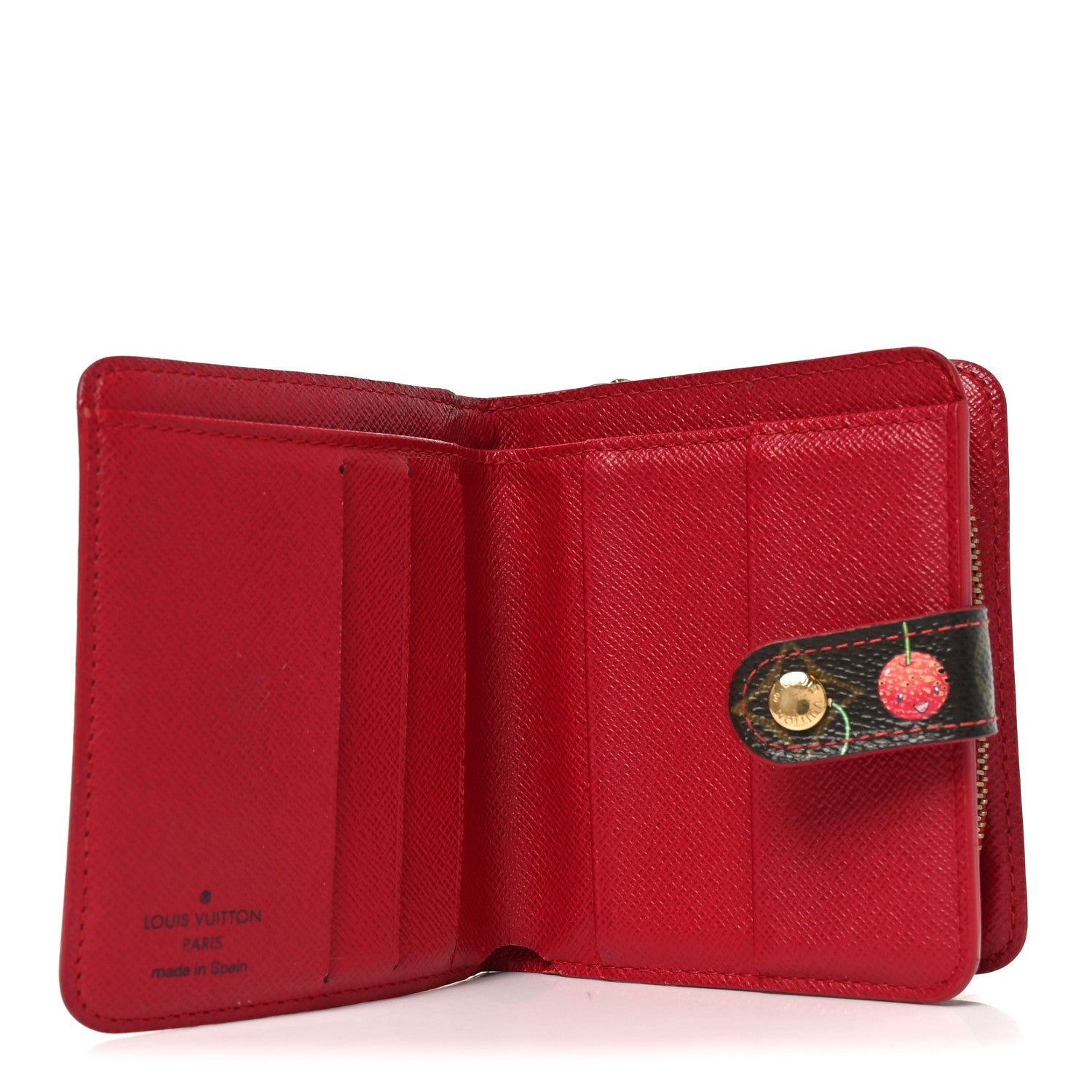 Monogram Cerises Compact Zippe Wallet