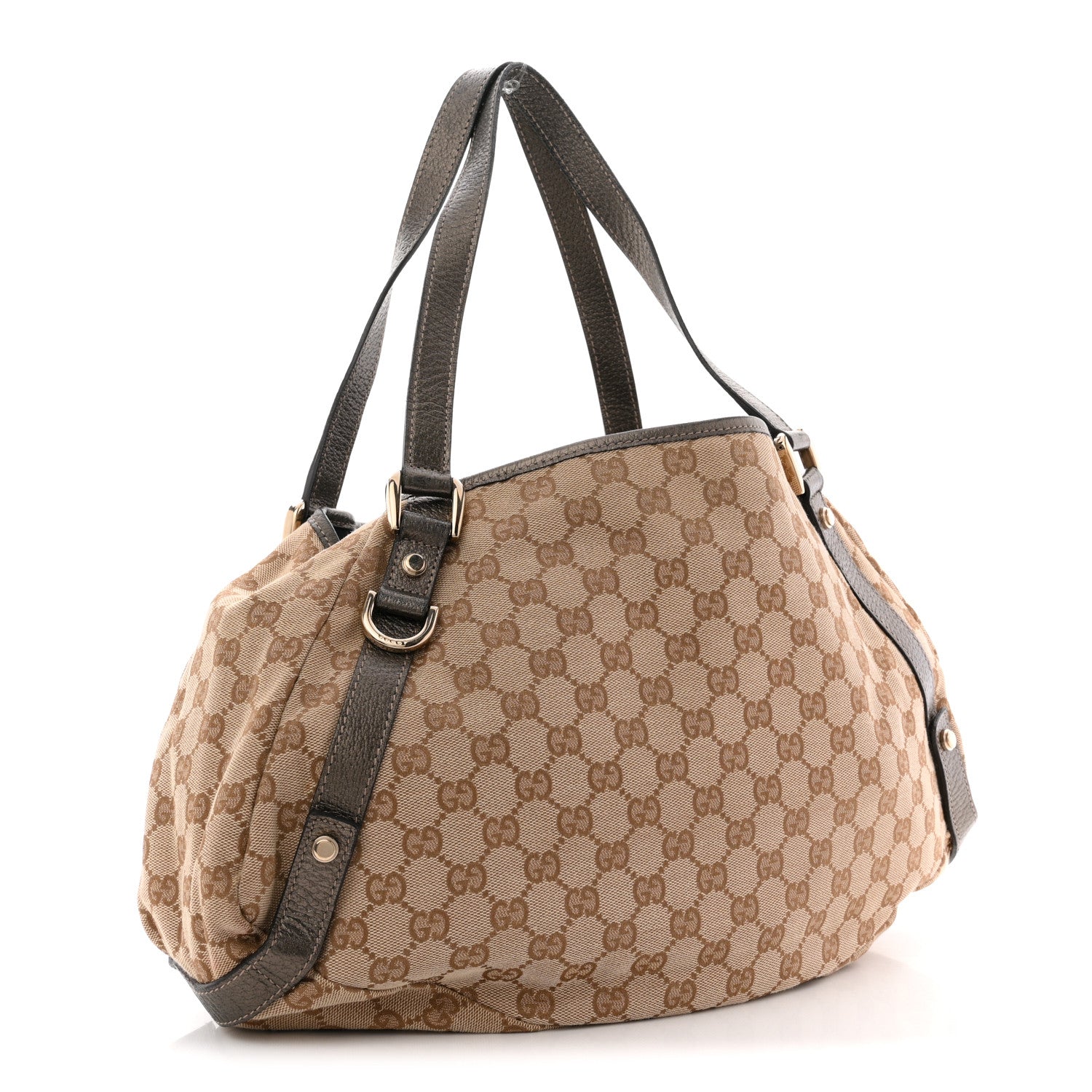Monogram Medium Abbey Shoulder Bag Pewter