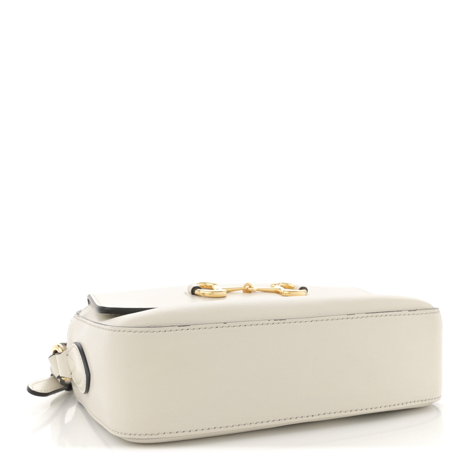 Azalea Calfskin Small Horsebit 1955 Shoulder Bag Mystic White
