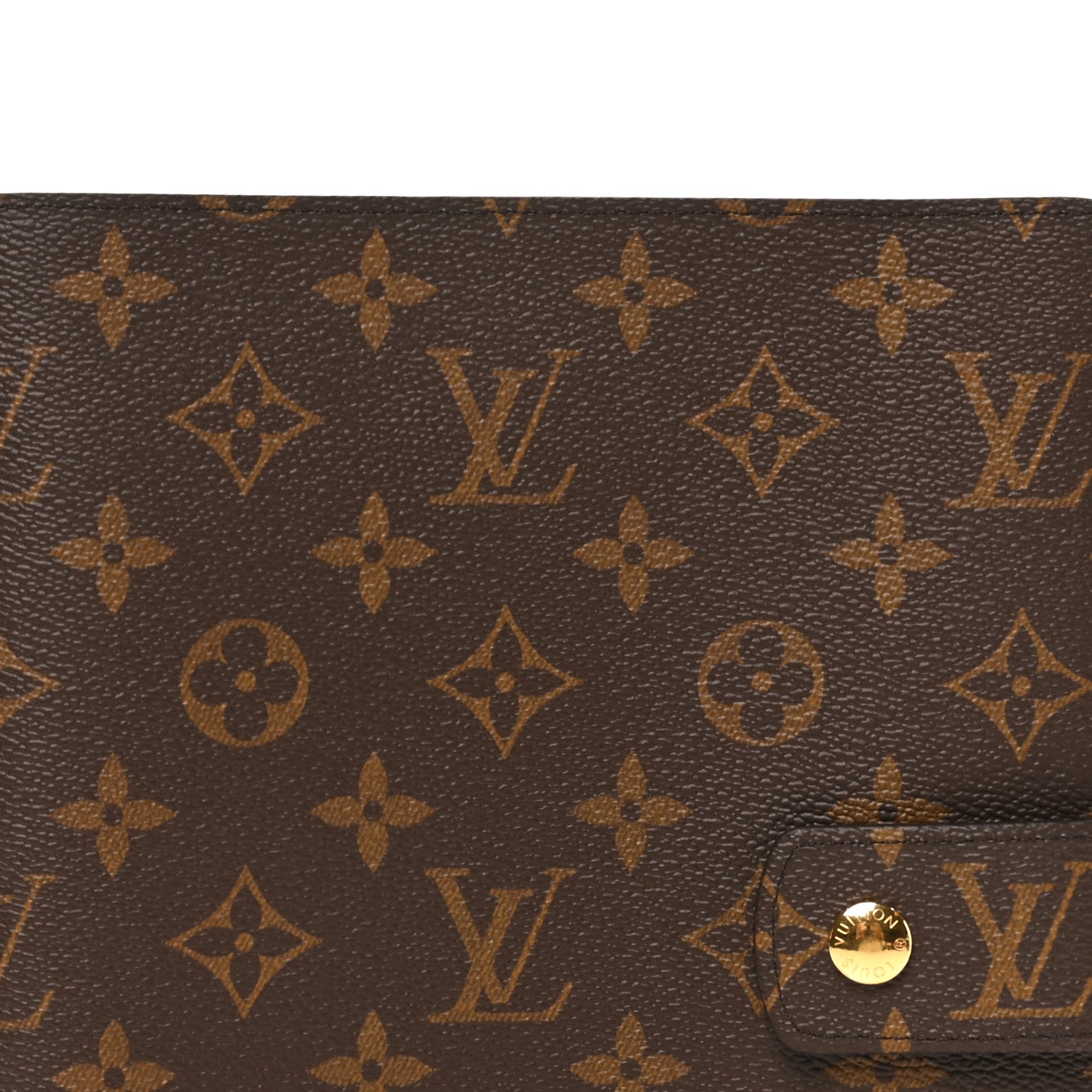 Monogram Large Ring Agenda Cover