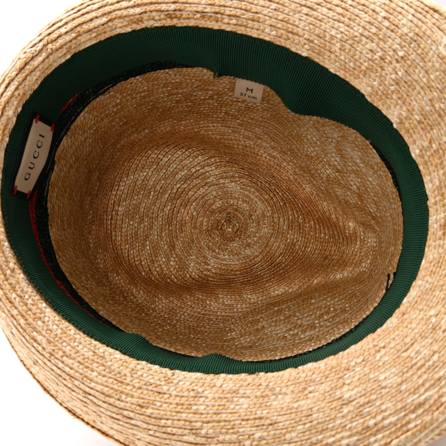 Abaca Straw Web Fedora Hat M