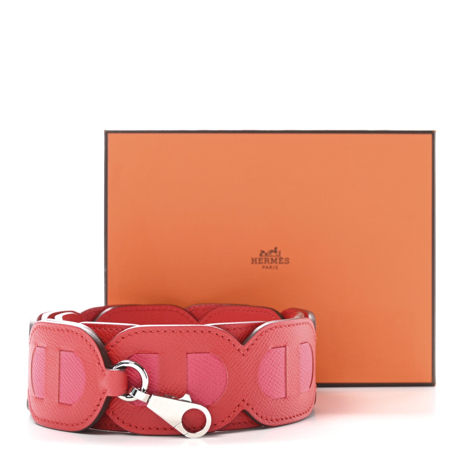 Epsom Maillons Shoulder Strap Rouge De Coeur Rose Extreme